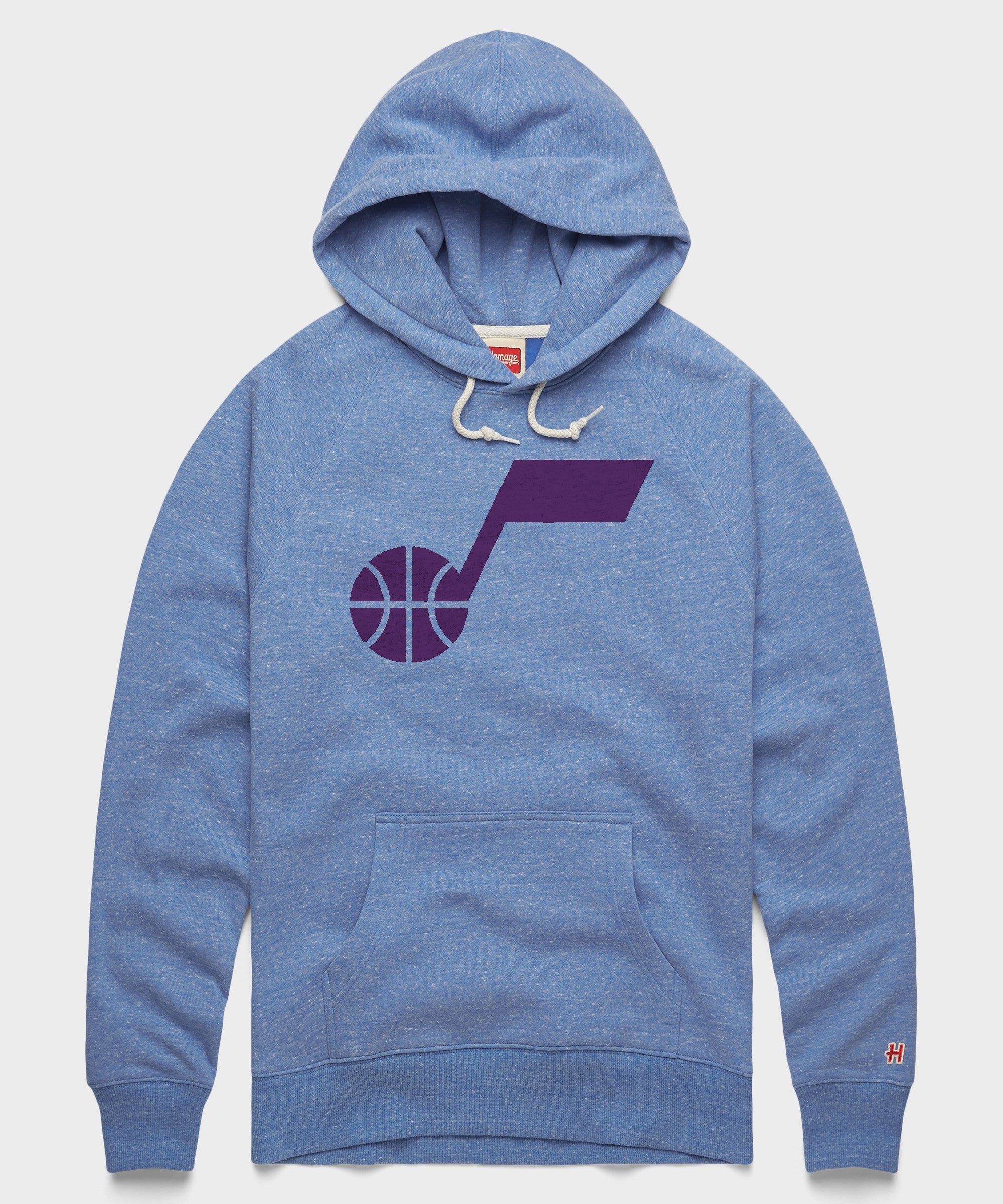 Utah Jazz Logo Hoodie Light Blue