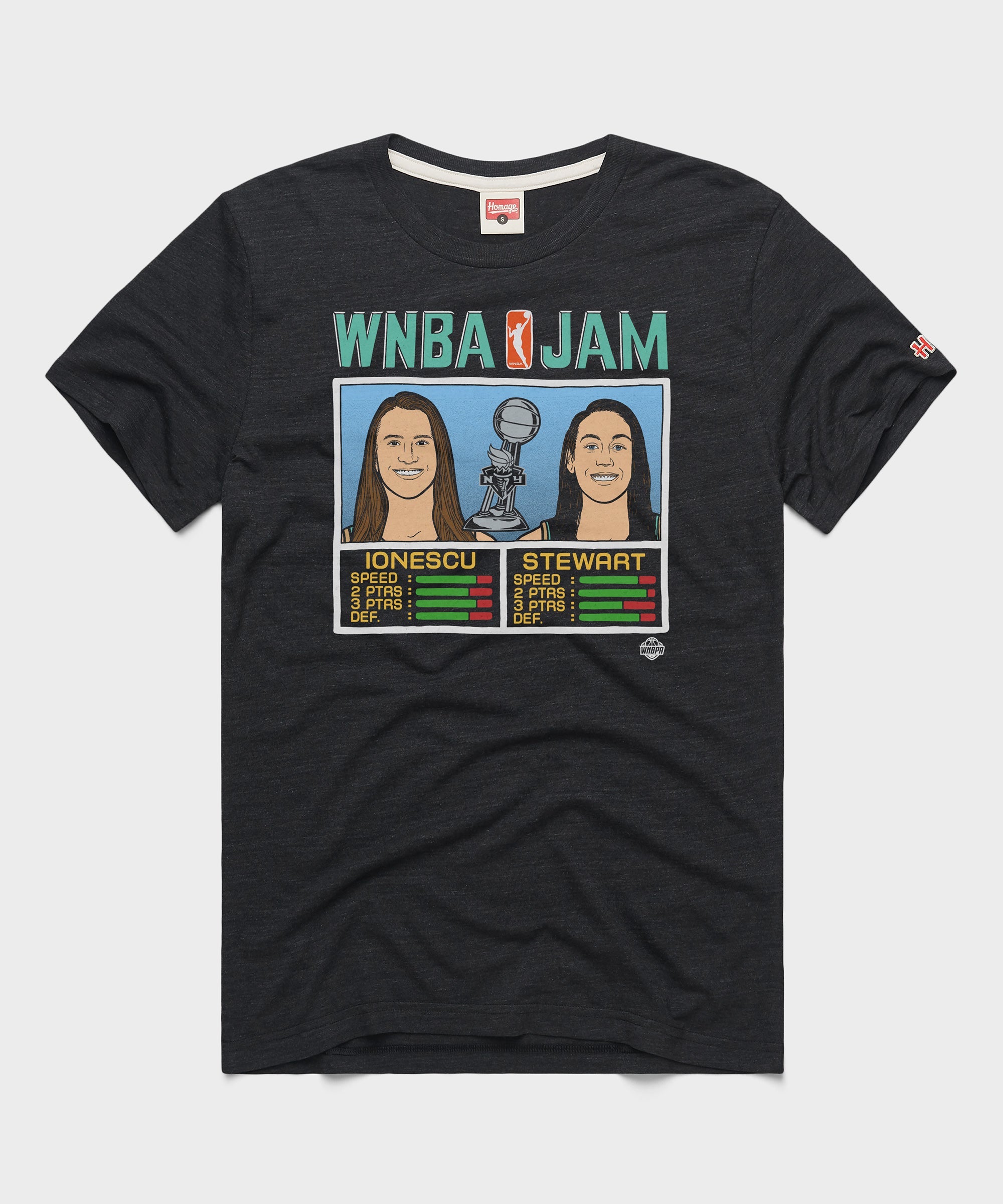 WNBA Jam Liberty 2024 Champs Ionescu And Stewart