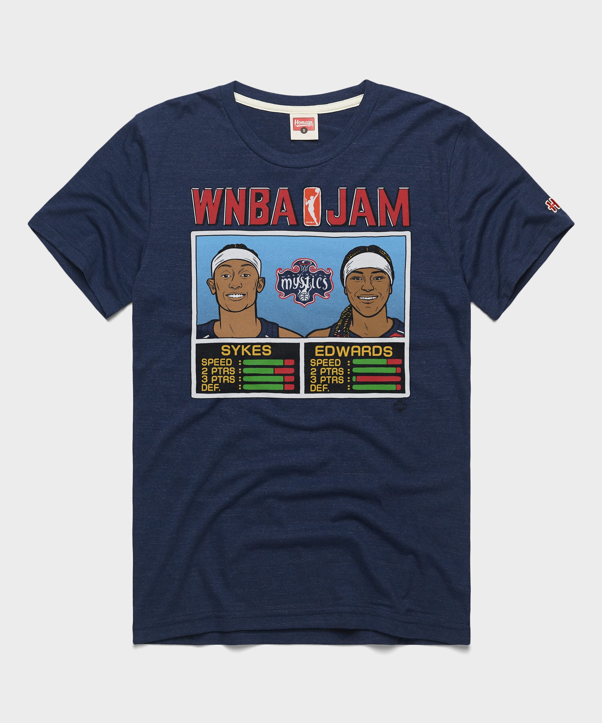 WNBA Jam Mystics Sykes And Edwards