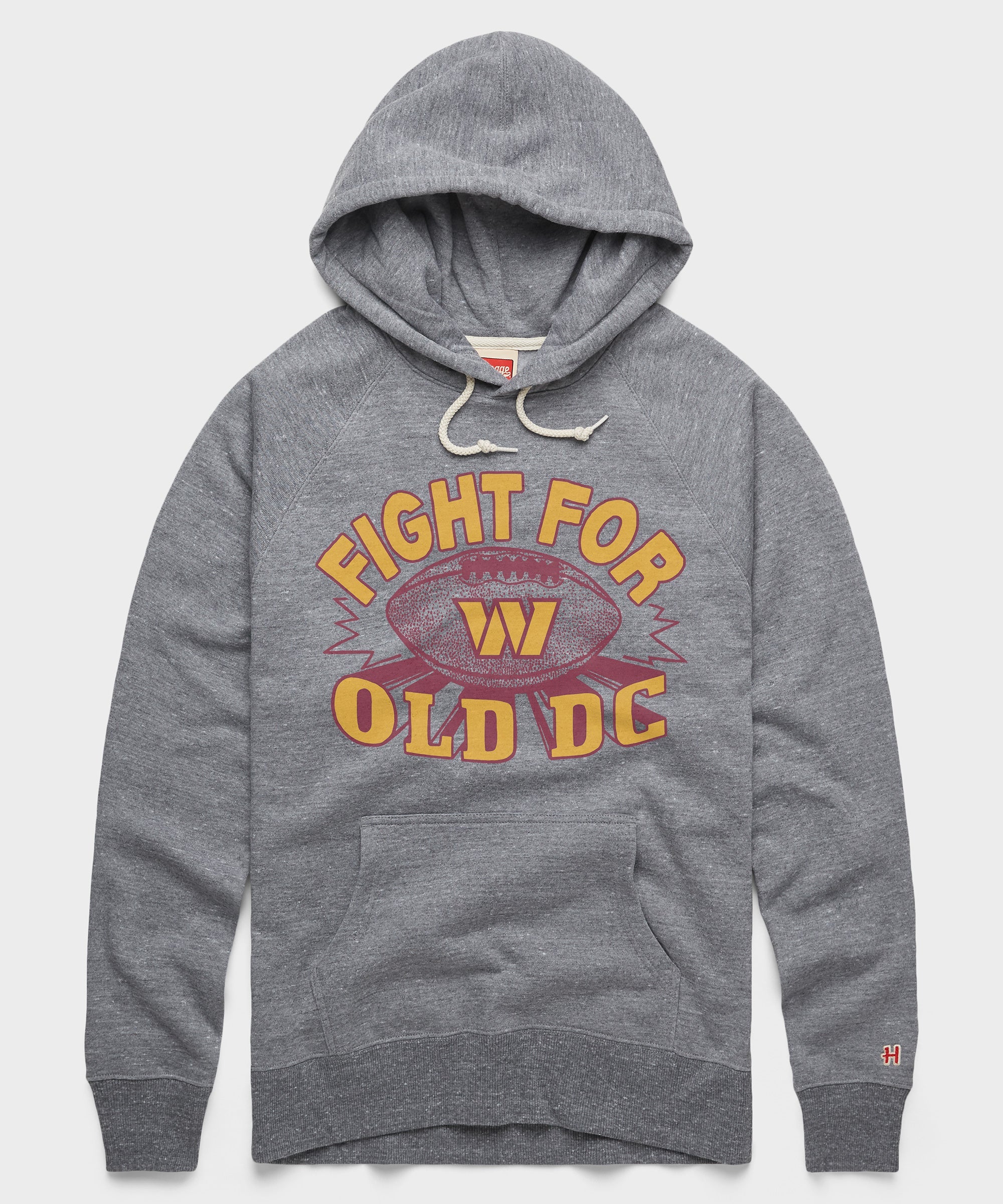 Washington Commanders Fight For Old DC Hoodie Grey