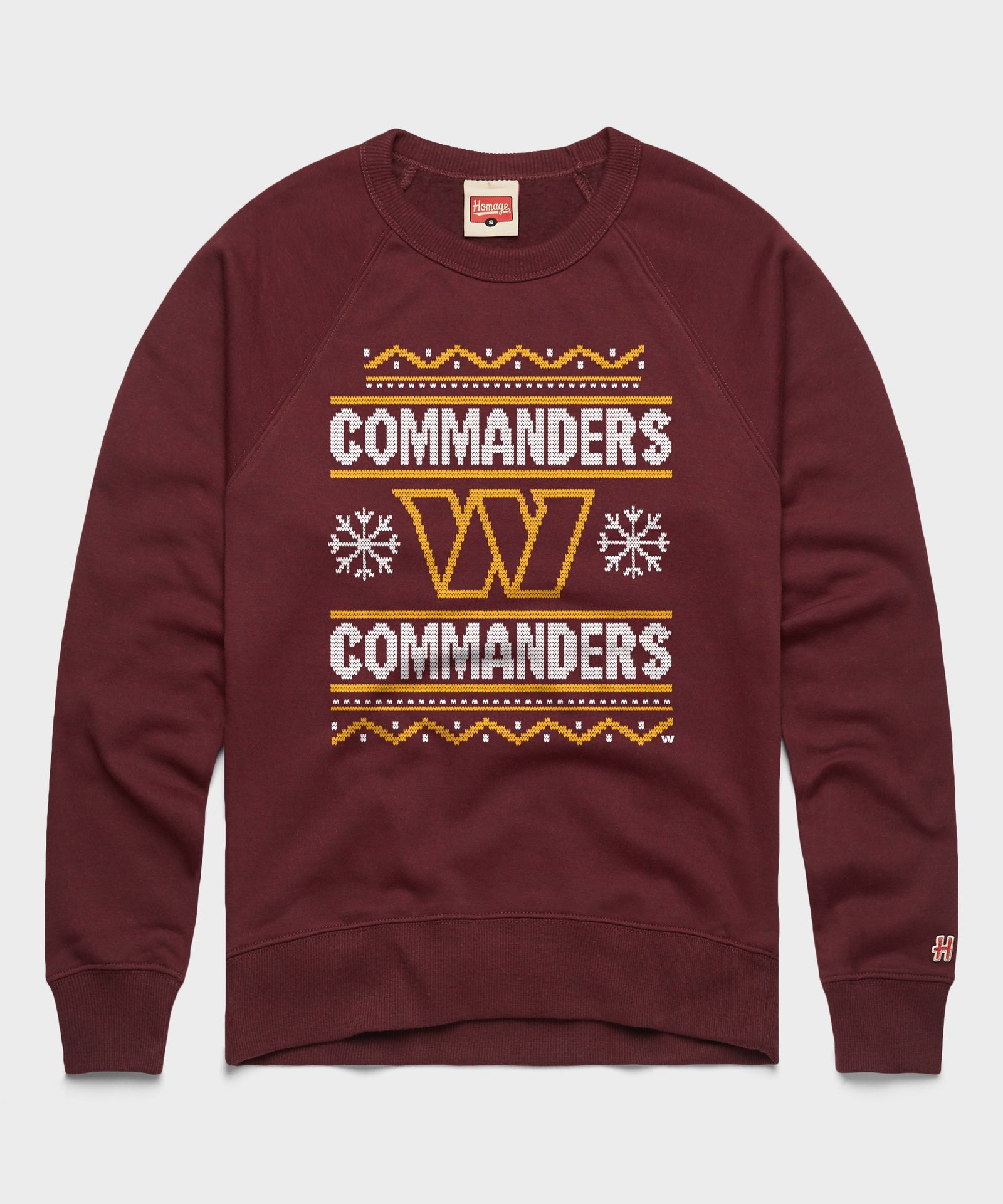 Washington Commanders Holiday Crewneck