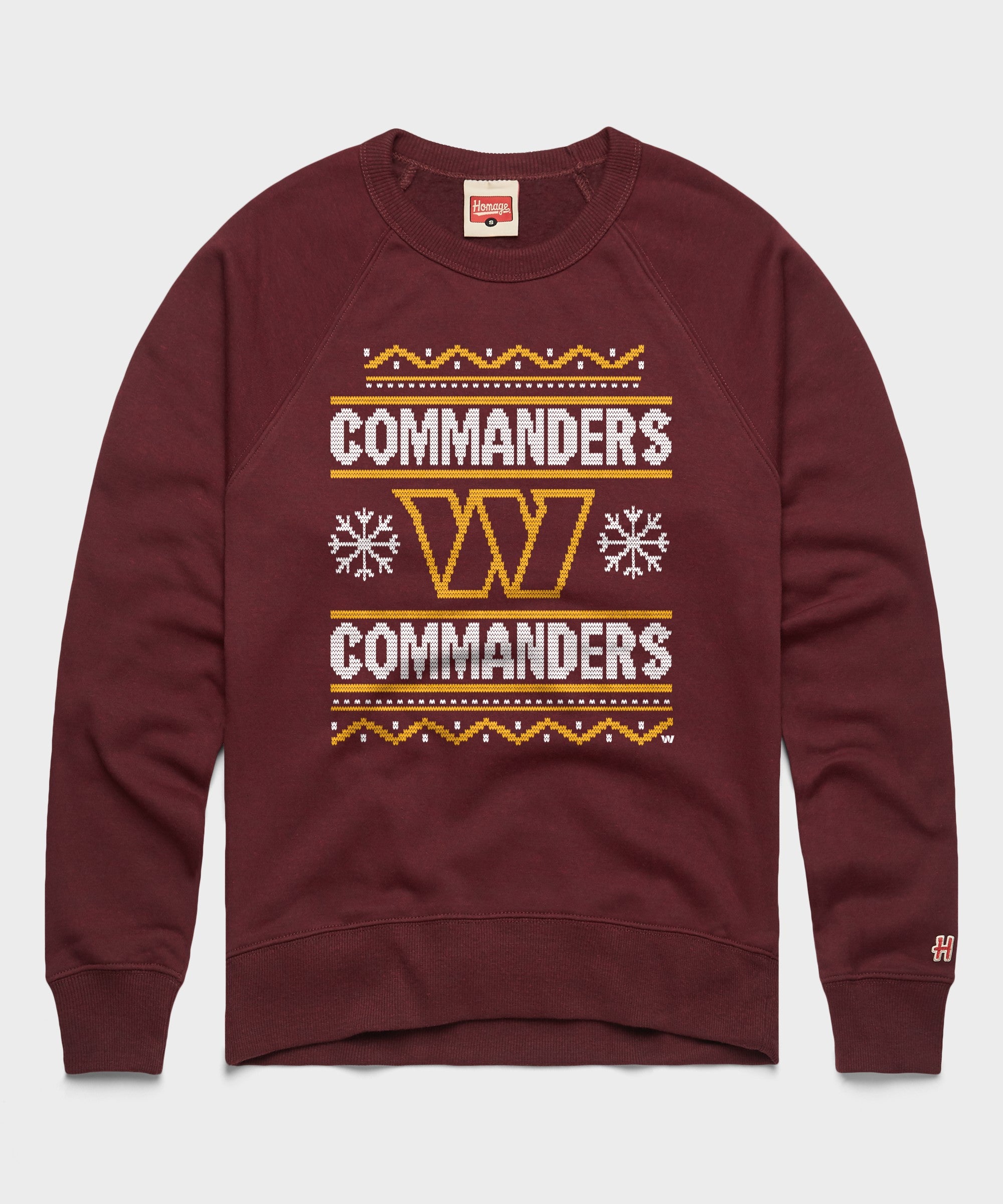 Washington Commanders Holiday Crewneck