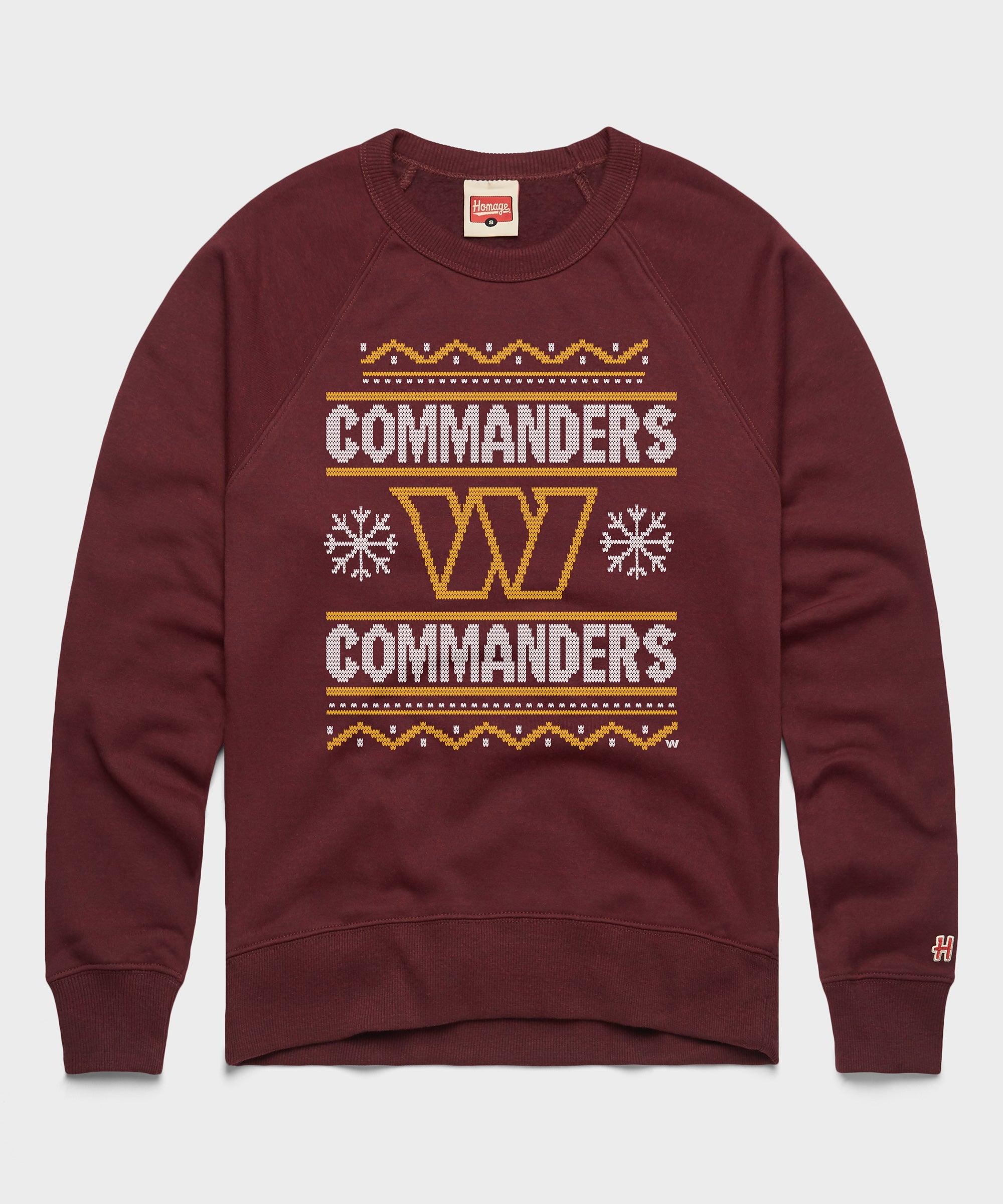 Washington Commanders Holiday Crewneck