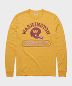 Washington Commanders Throwback Helmet Long Sleeve Tee