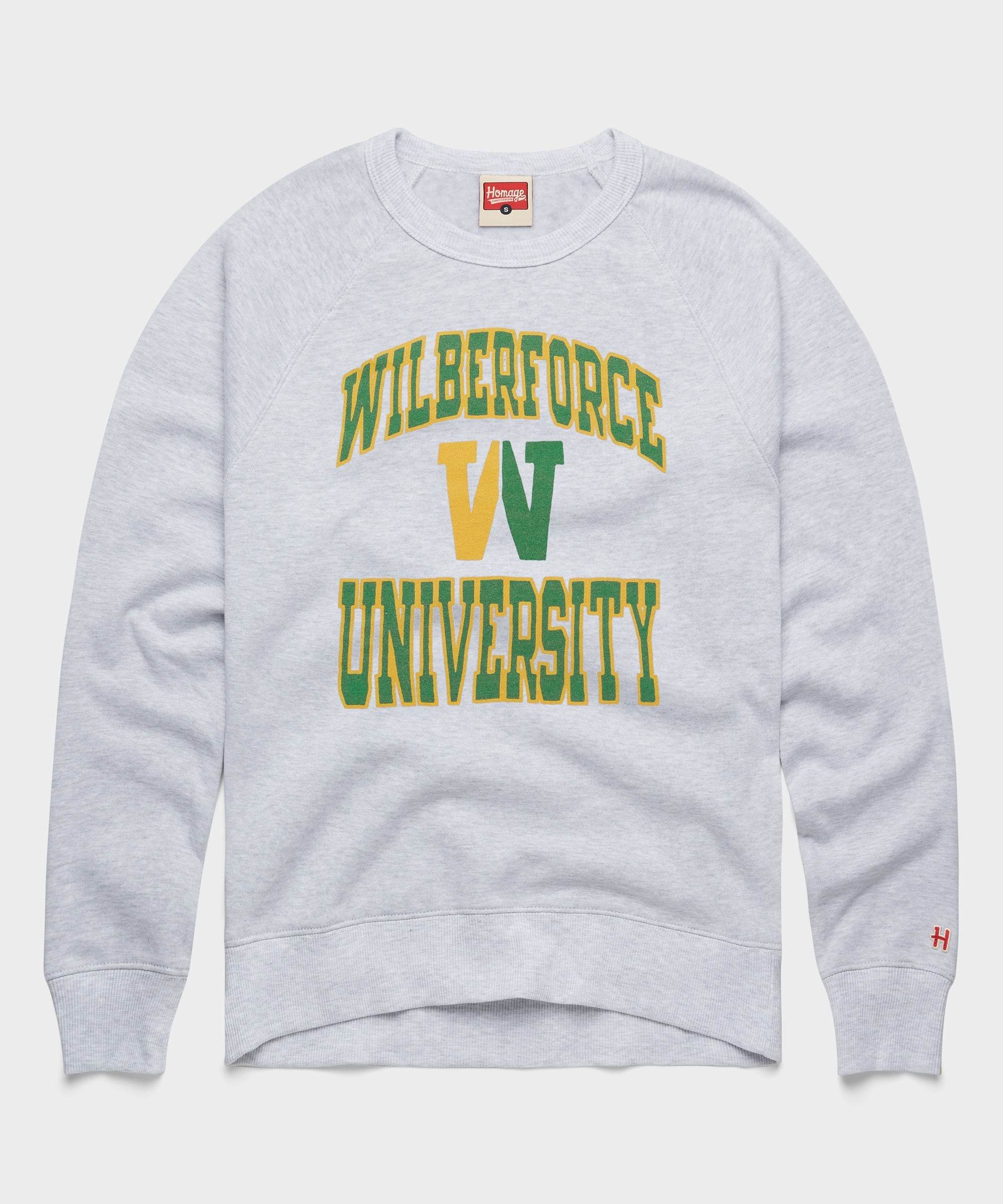 Wilberforce University Block W Crewneck