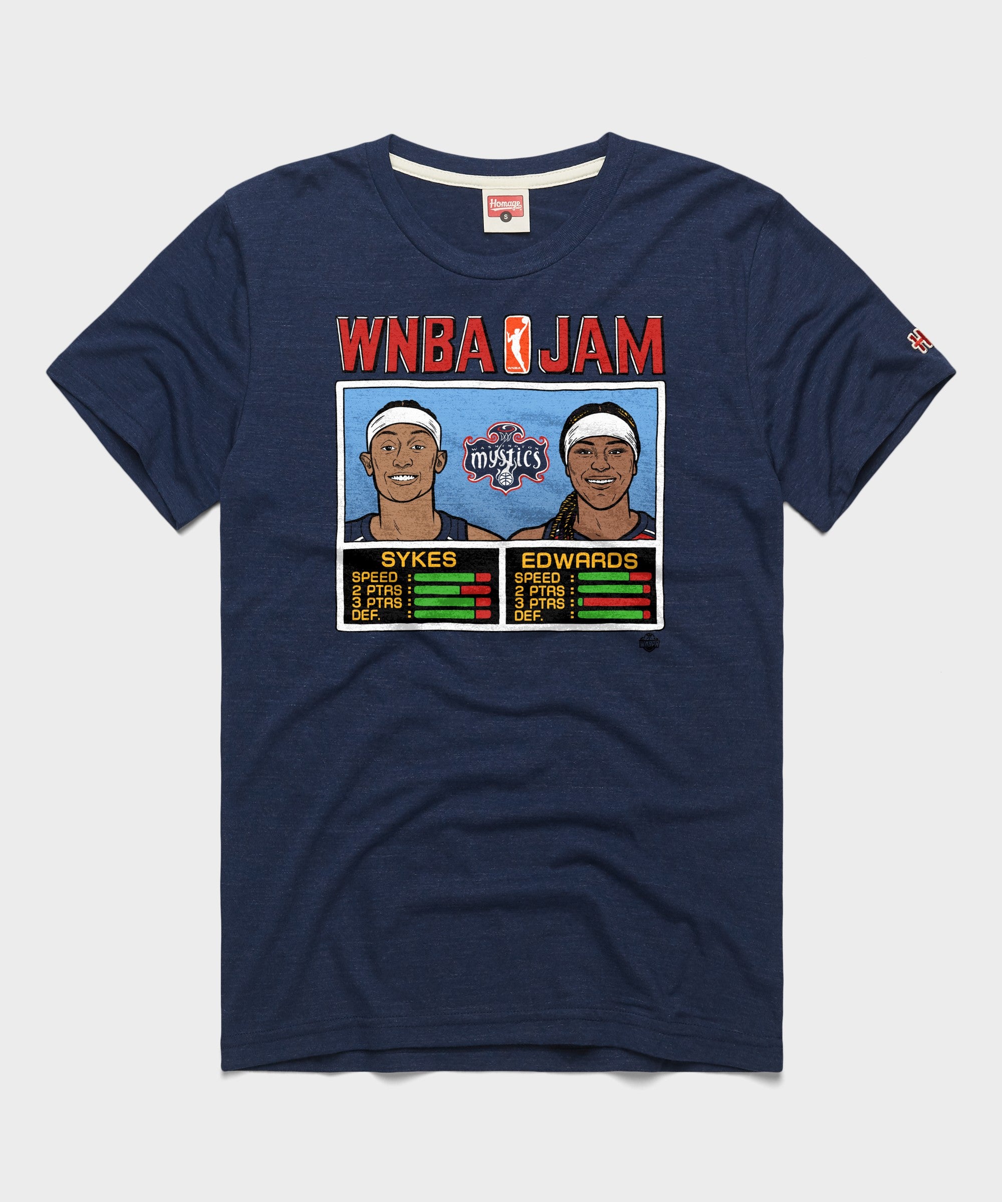 Wnba Jam Mystics Sykes And Edwards