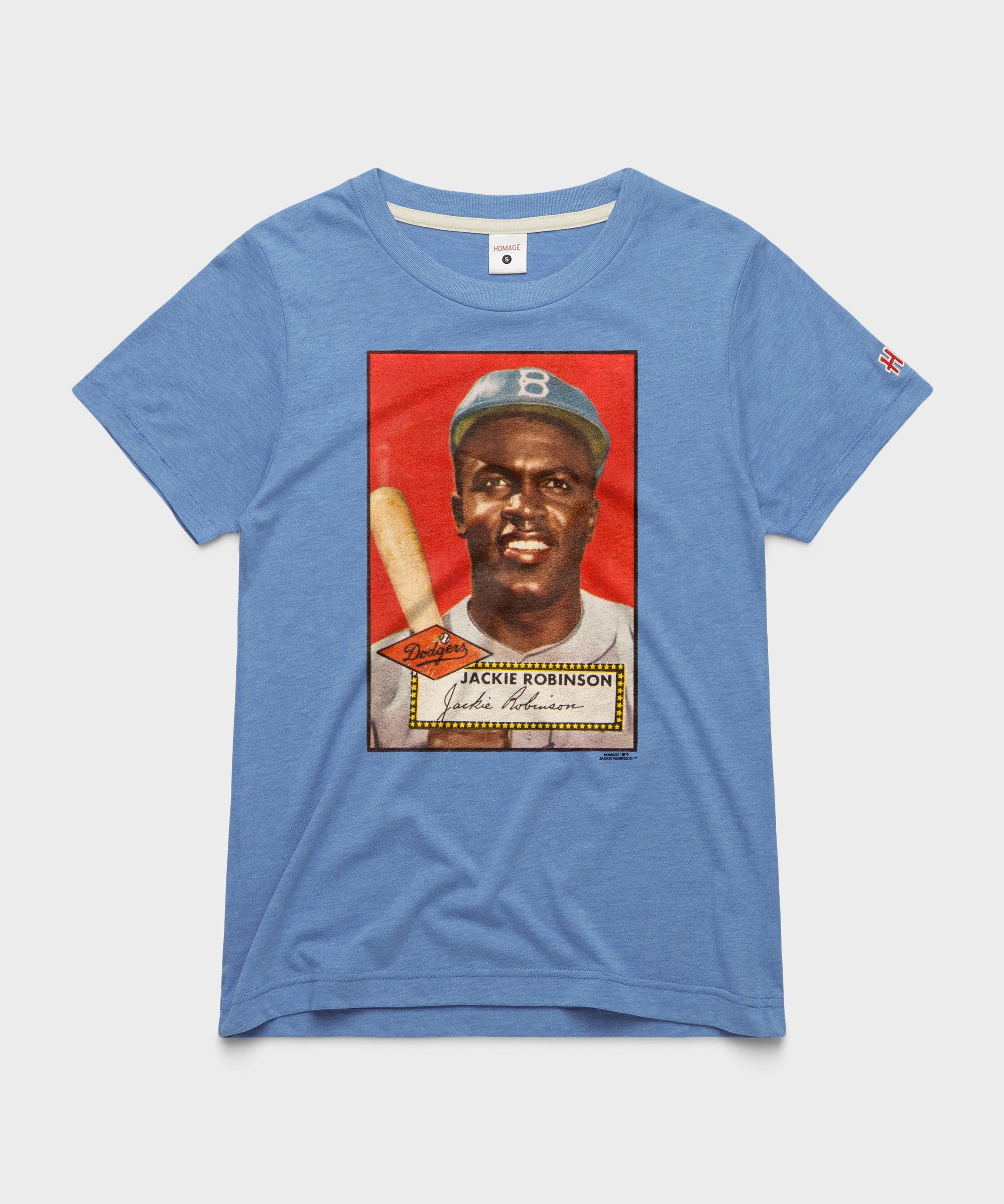 Women's 1952 Topps Baseball Jackie Robinson Dodgers