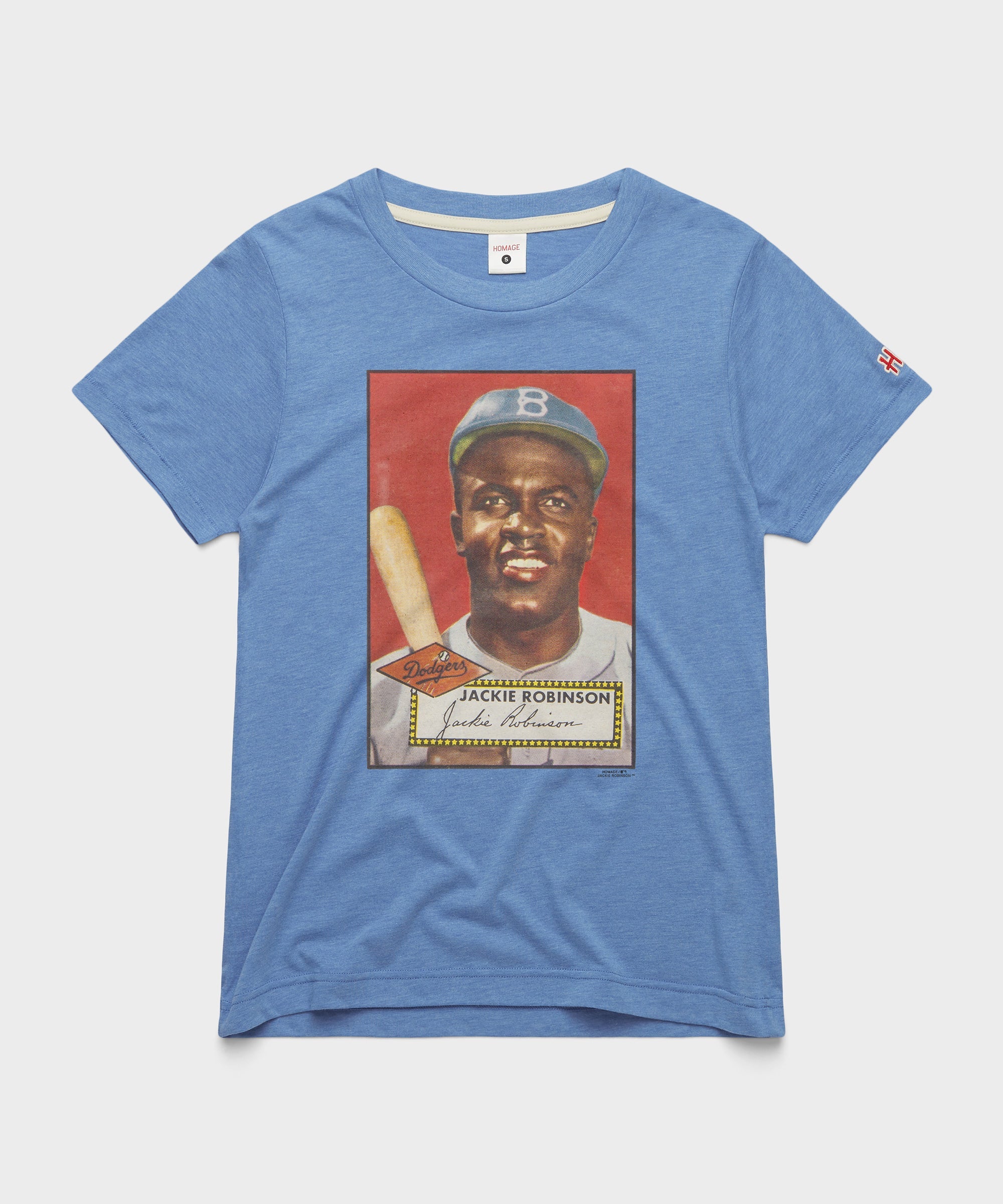 Women's 1952 Topps Baseball Jackie Robinson Dodgers