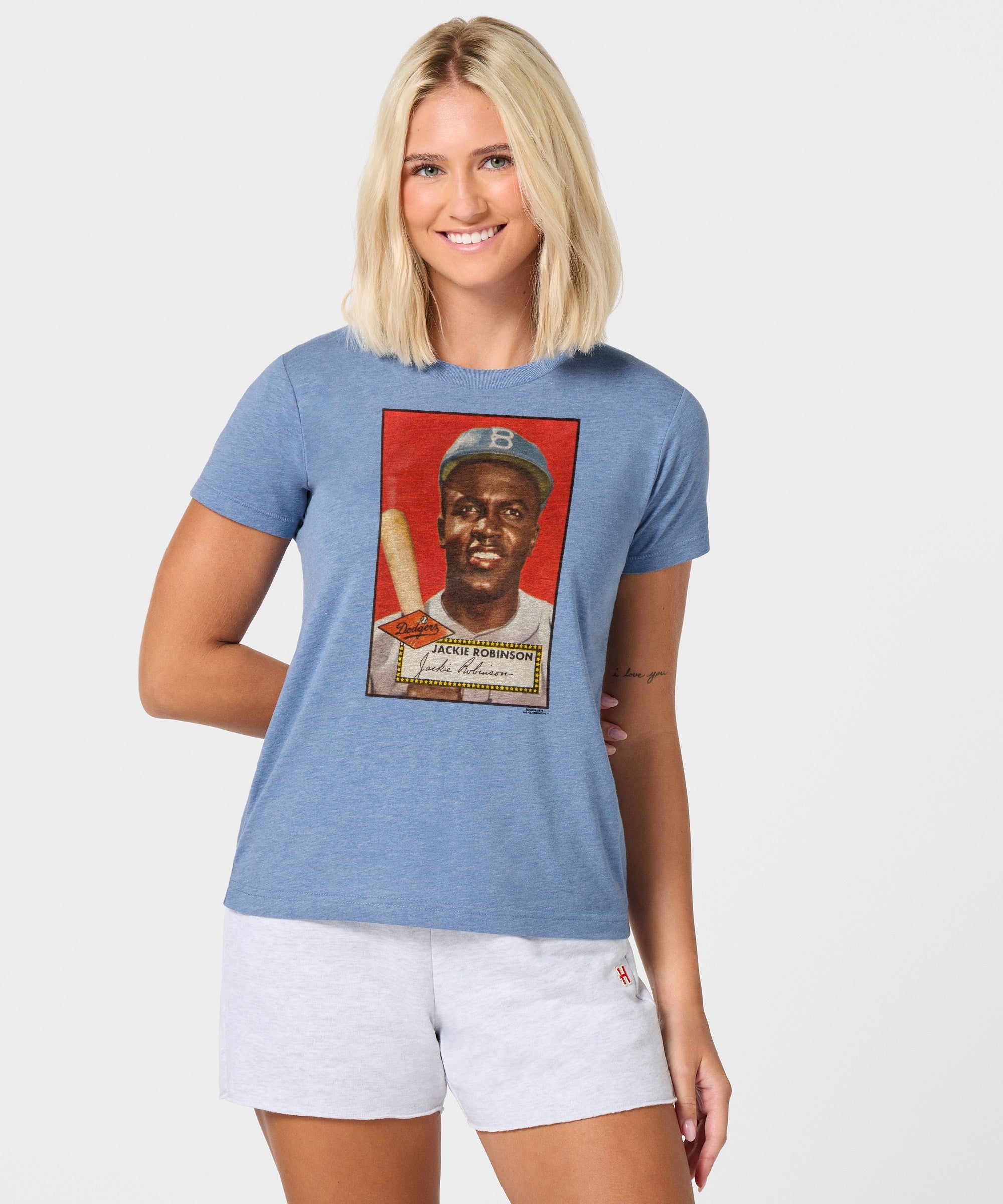 Women's 1952 Topps Baseball Jackie Robinson Dodgers