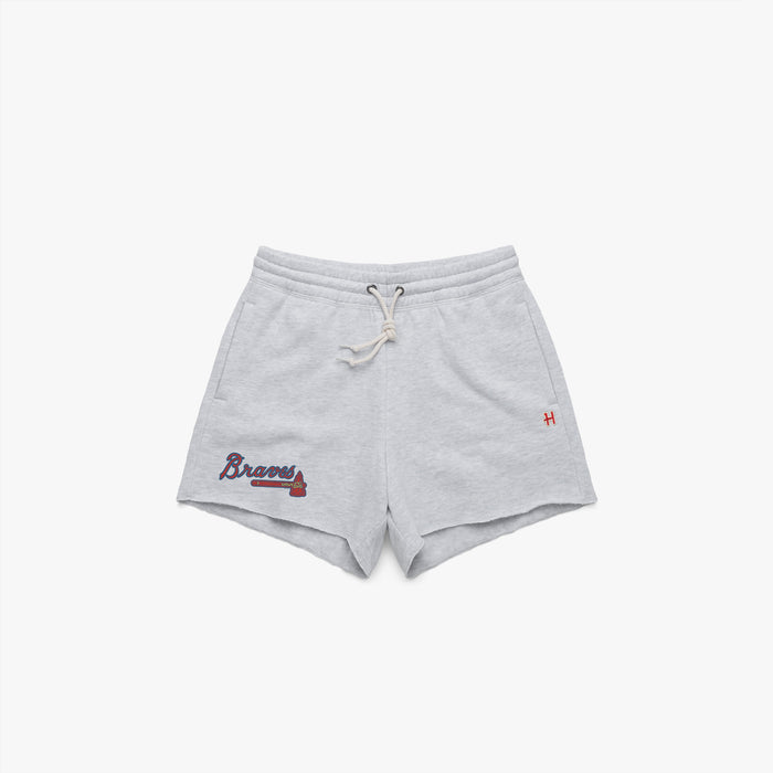Women's Atlanta Braves Jersey Logo Sweat Shorts