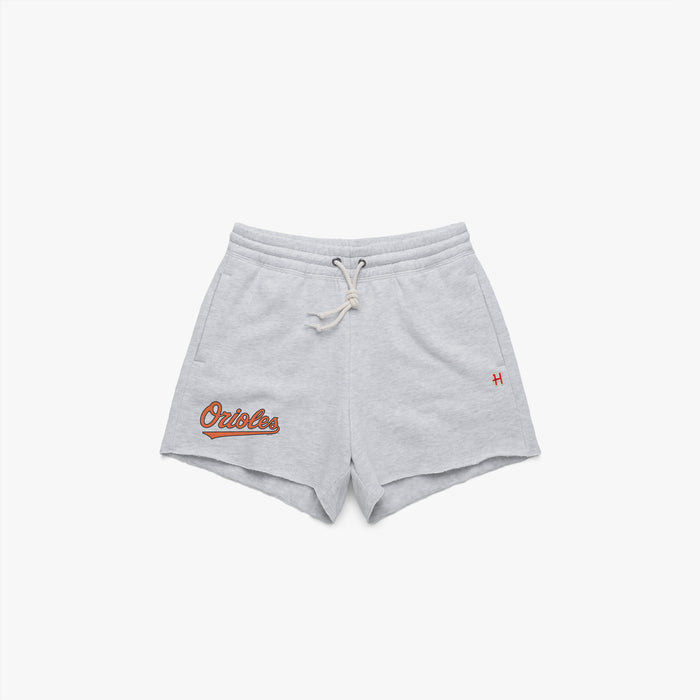 Women's Baltimore Orioles Jersey Logo Sweat Shorts