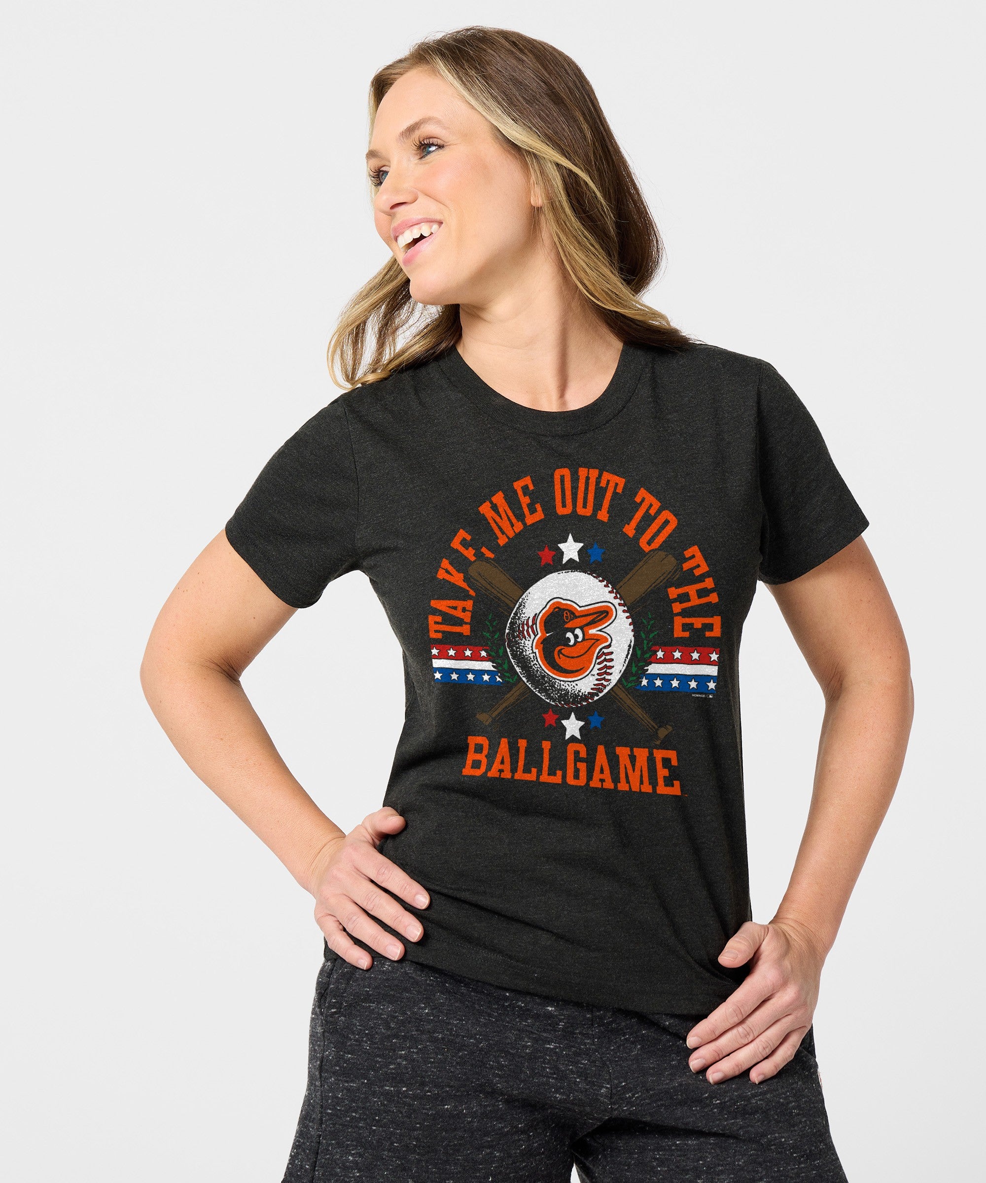 Women's Baltimore Orioles Take Me Out To The Ballgame