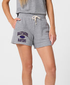 Women's Baltimore Ravens Gridiron Sweat Shorts