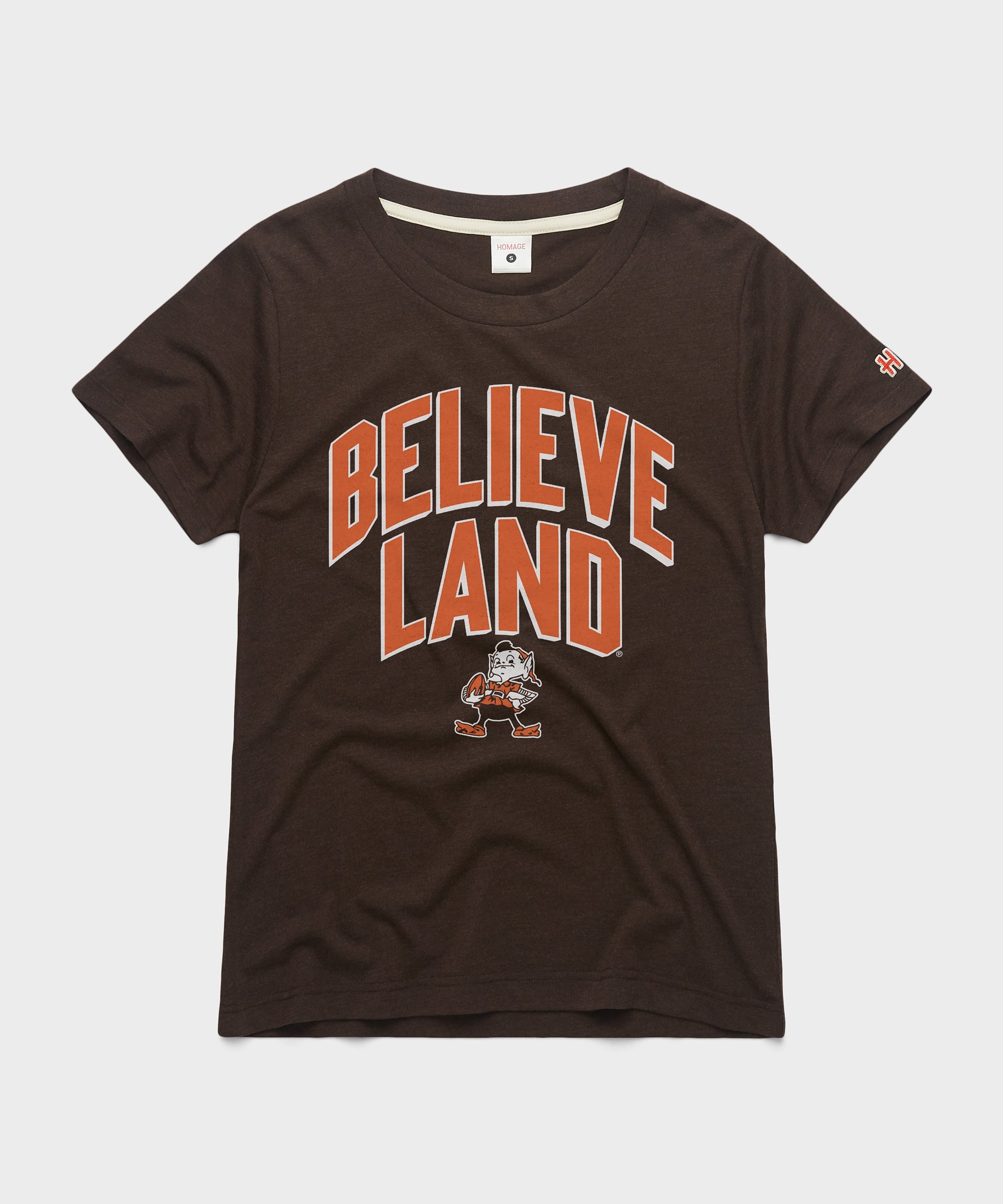 Women's Believeland Cleveland Browns Brownie