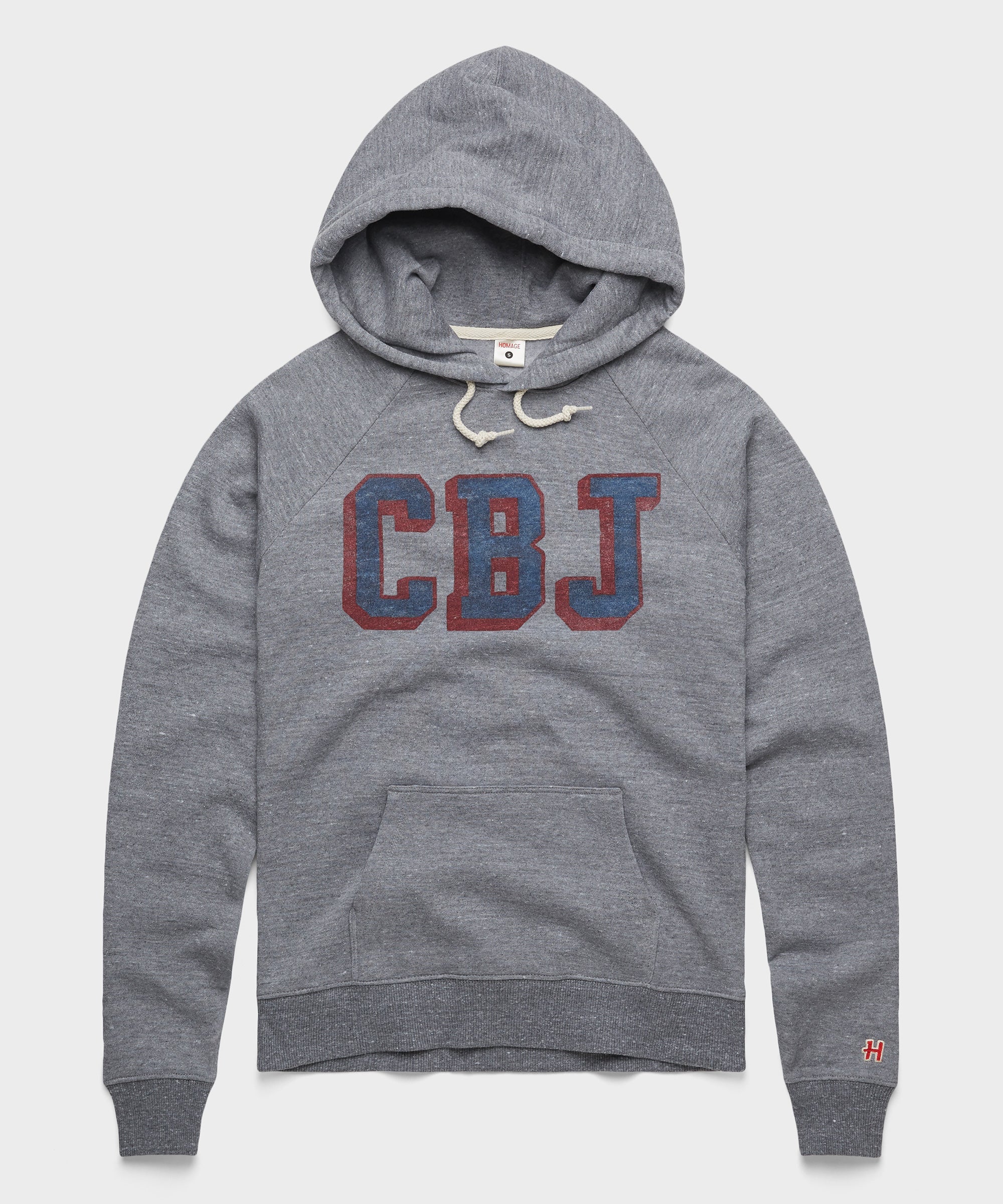 Women's Block CBJ Hoodie Grey