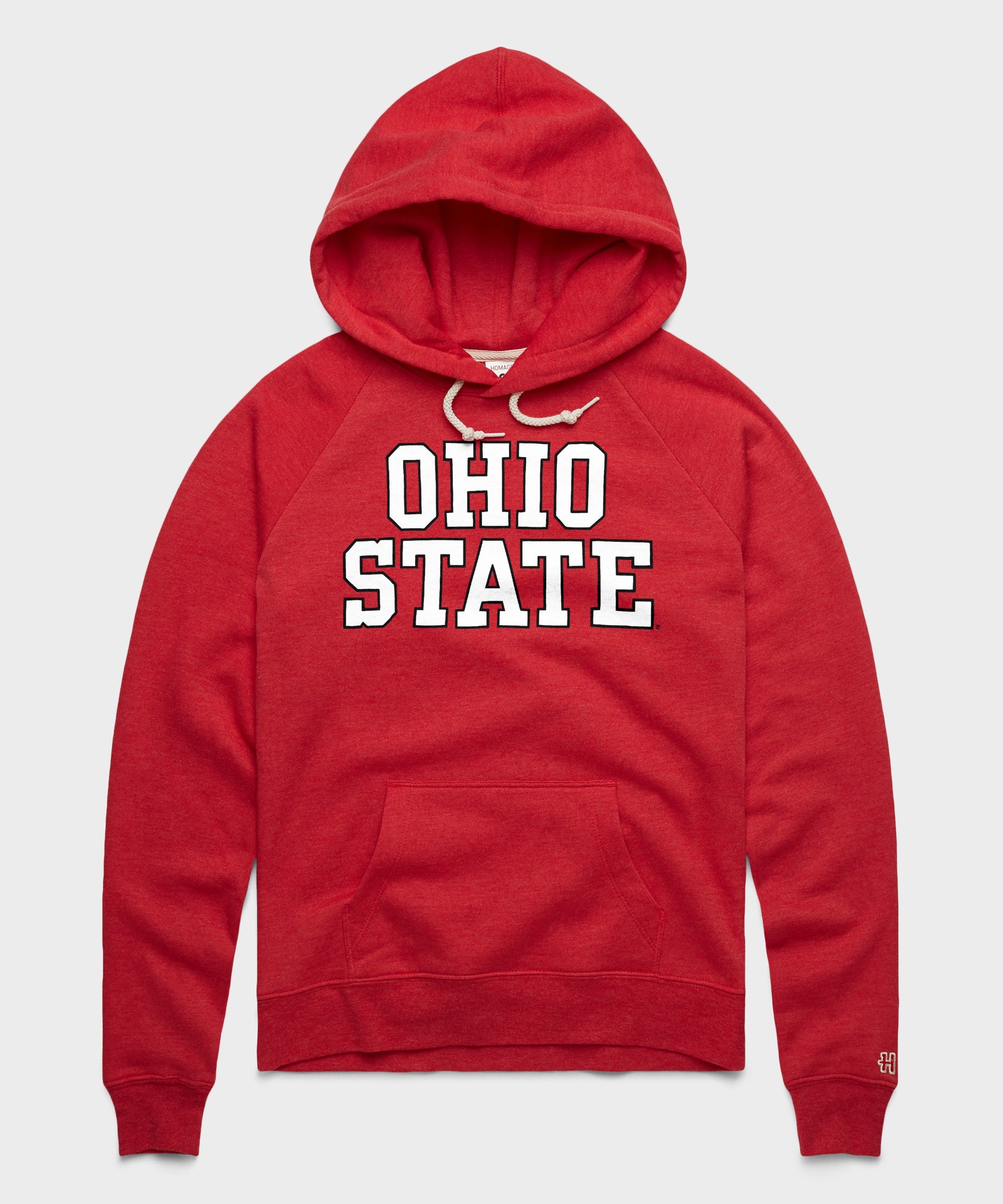 Women's Block Ohio State Hoodie | Women's Retro OSU Hoodie – HOMAGE