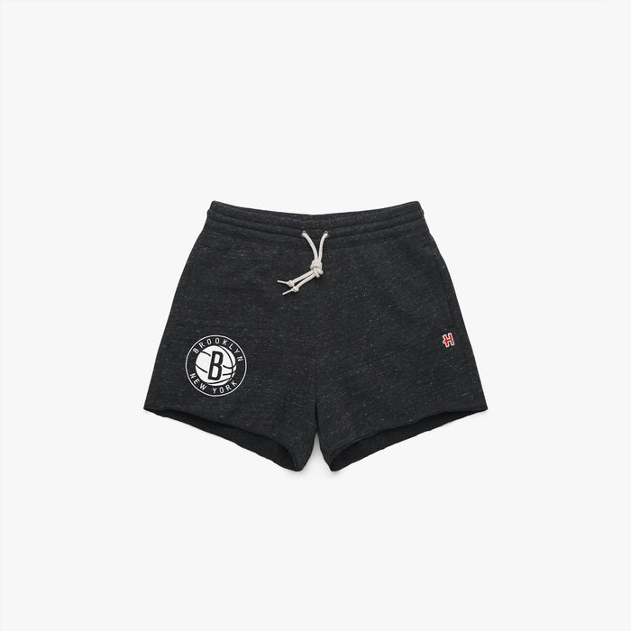 Women's Brooklyn Nets Logo Sweat Shorts