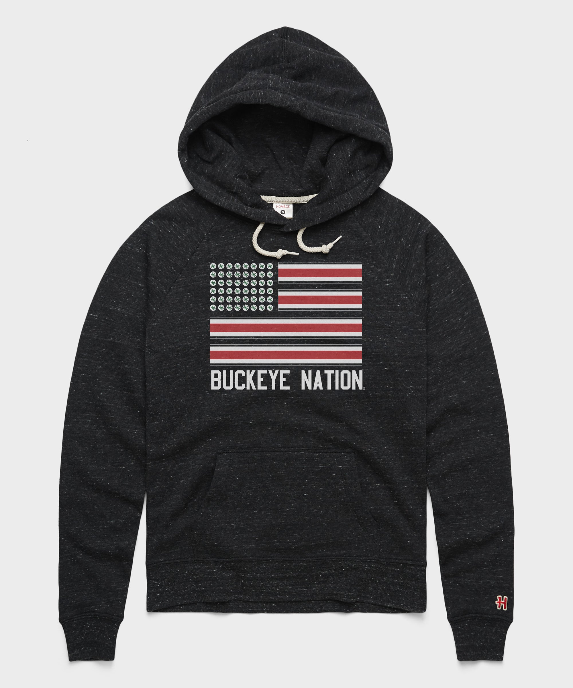Women's Buckeye Nation Flag Hoodie