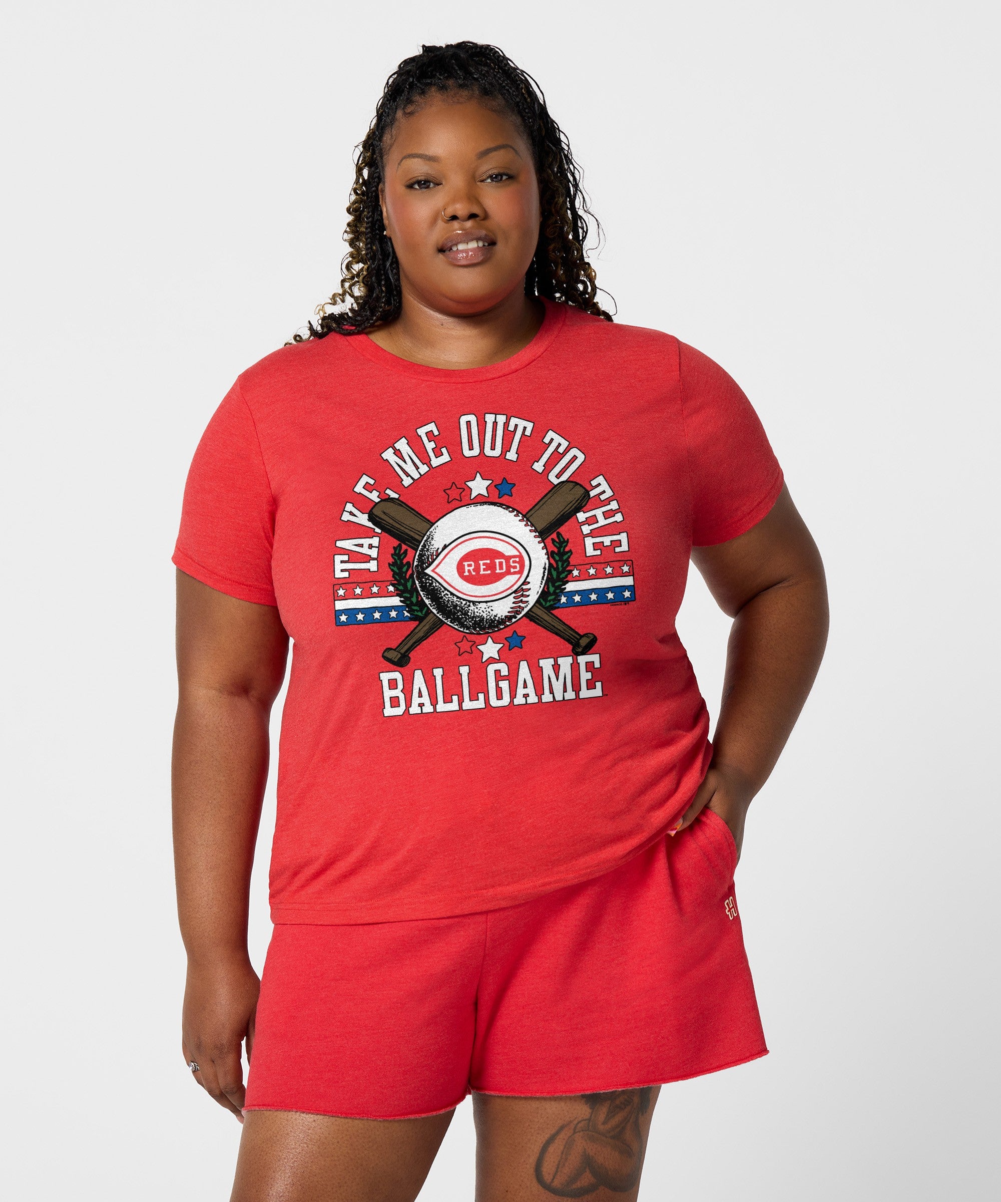 Women's Cincinnati Reds Take Me Out To The Ballgame
