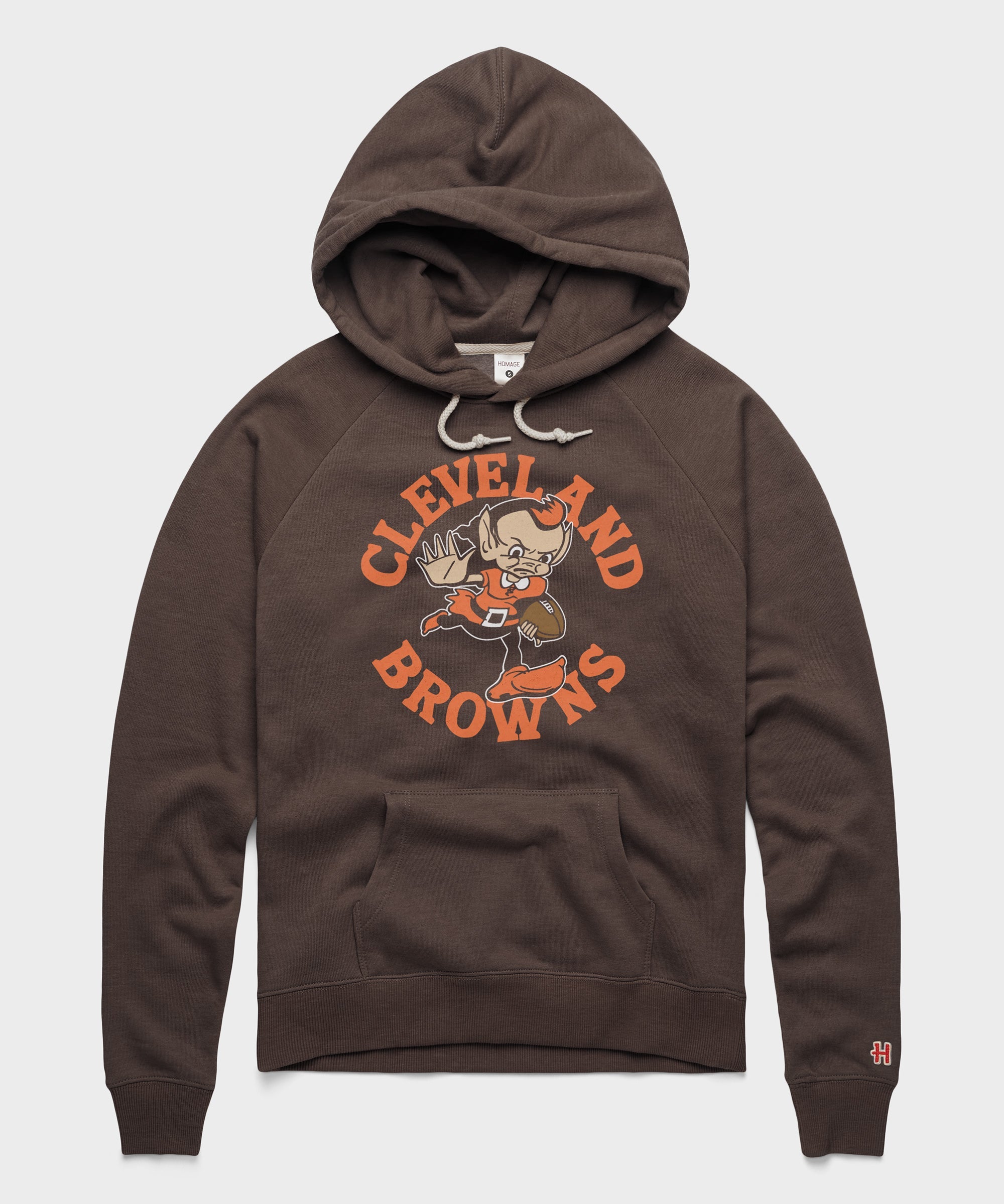 Women's Cleveland Browns Brownie Stiff Arm Hoodie