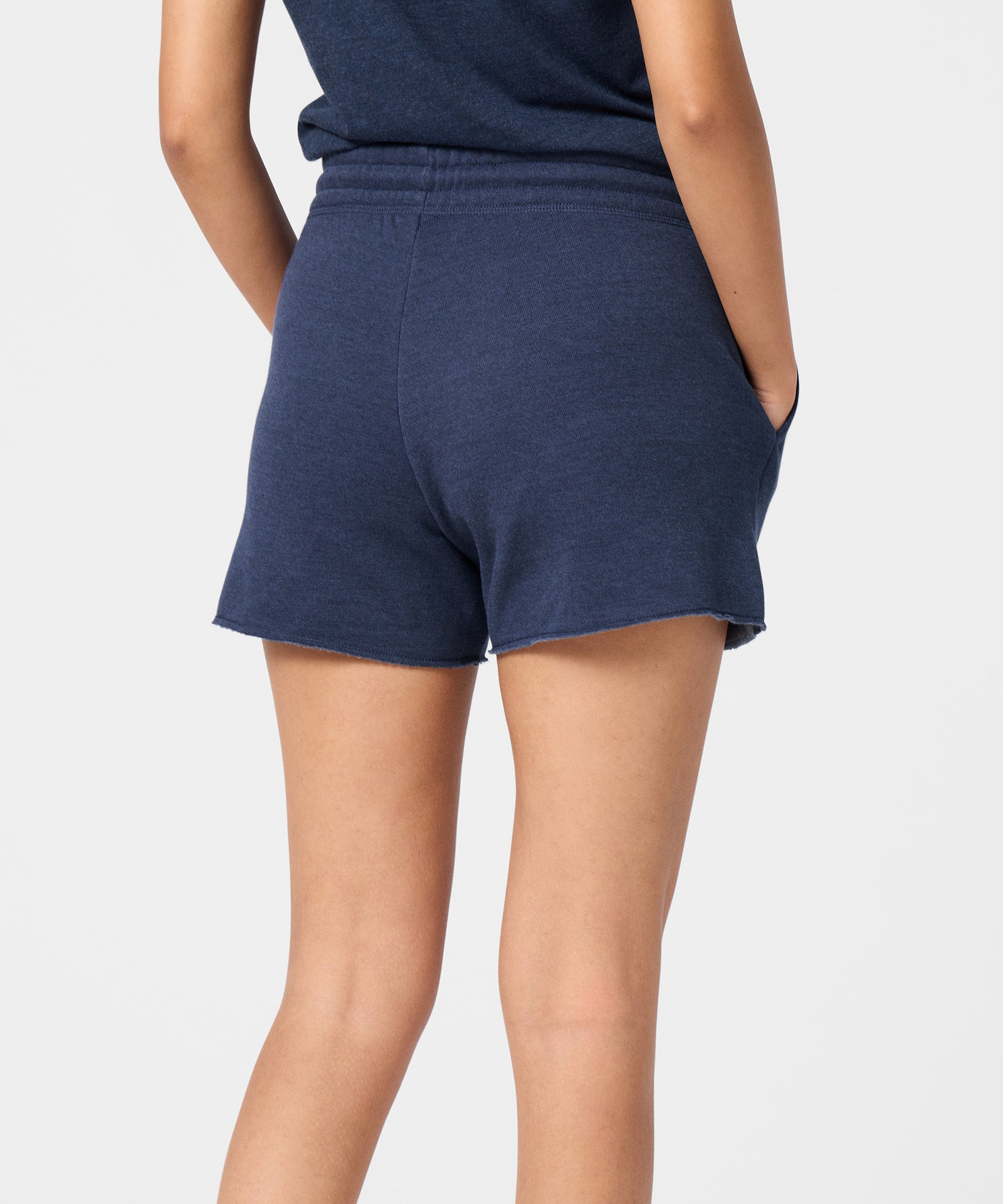 Women's Cleveland Guardians Cap Logo '22 Sweat Shorts