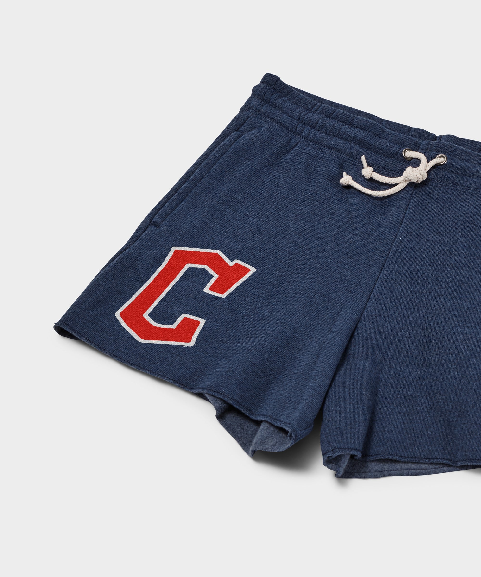 Women's Cleveland Guardians Cap Logo '22 Sweat Shorts