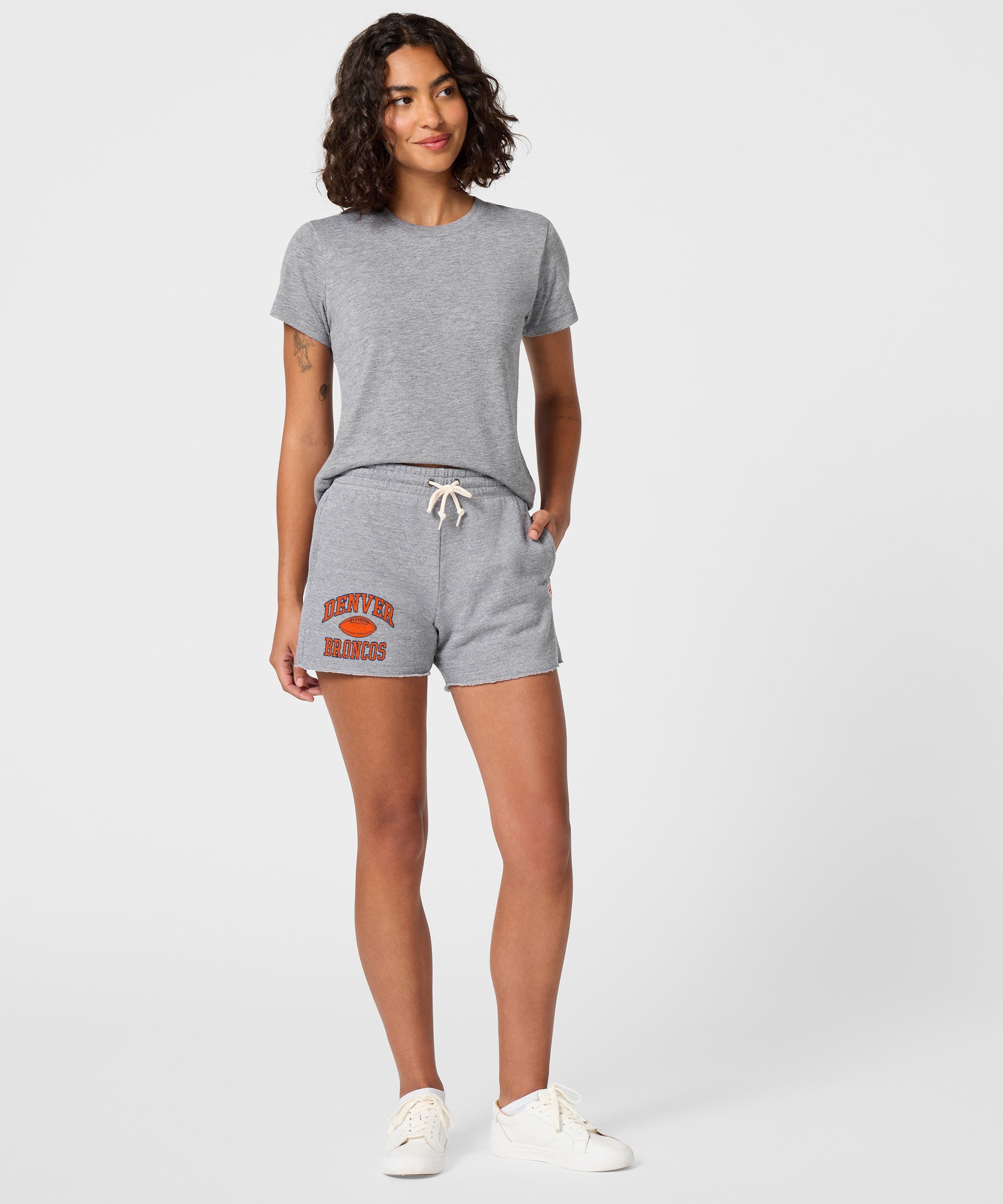 Women's Denver Broncos Gridiron Sweat Shorts
