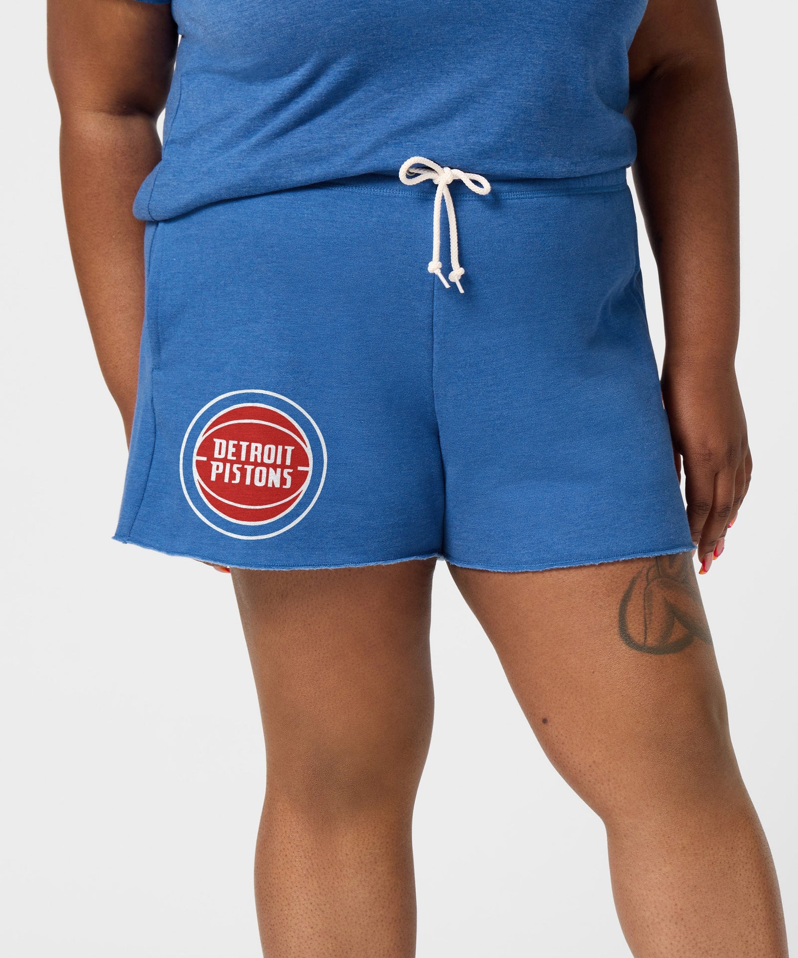 Women's Detroit Pistons Logo Sweat Shorts