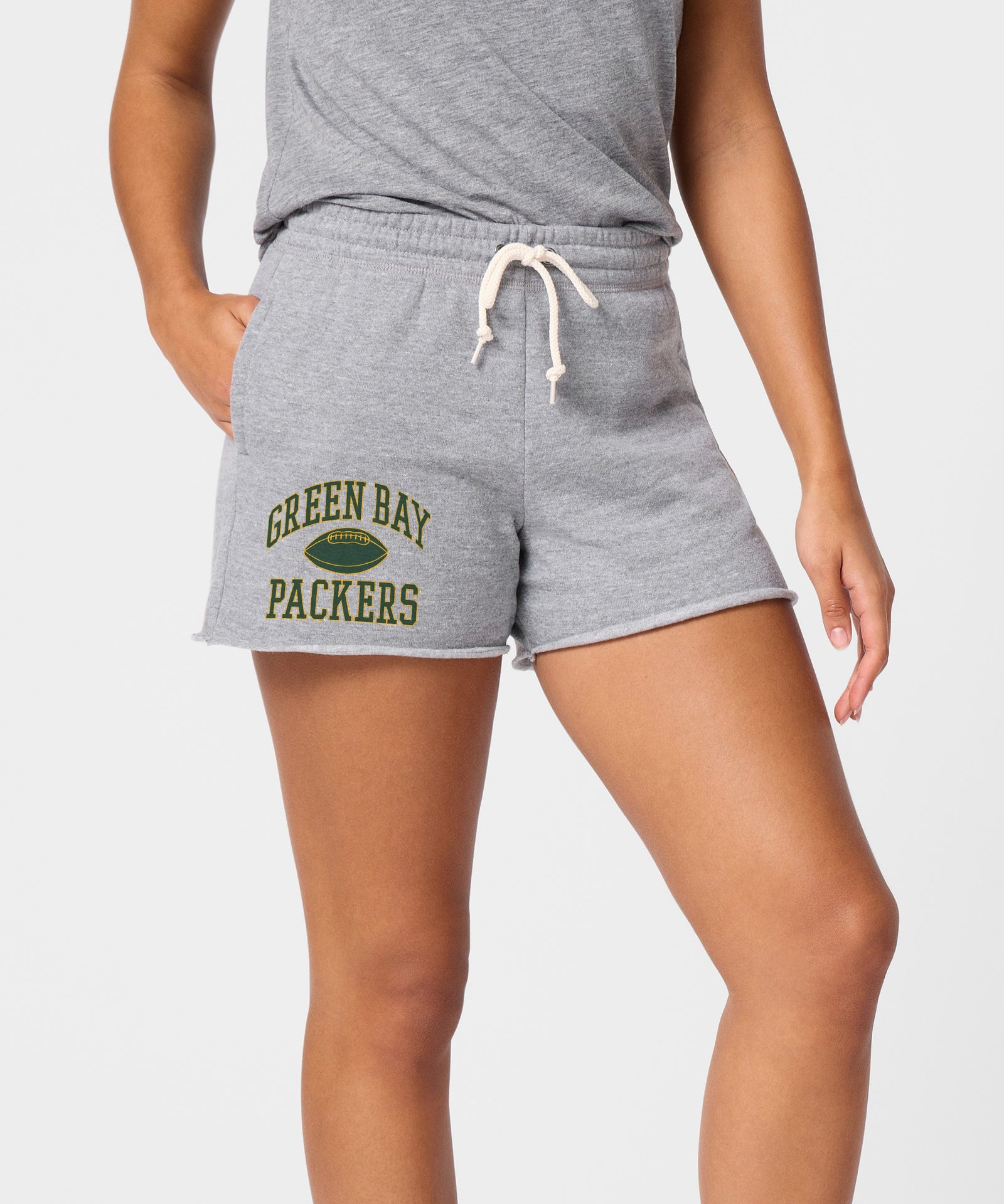 Women's Green Bay Packers Gridiron Sweat Shorts
