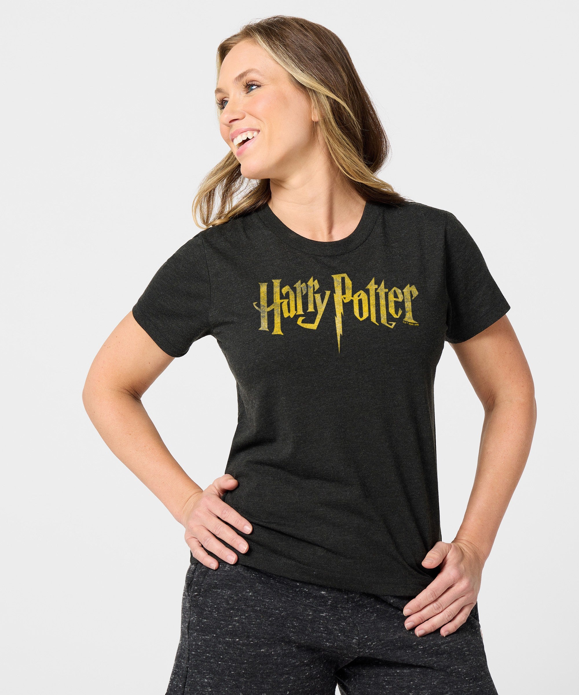 Women's Harry Potter Logo::Charcoal
