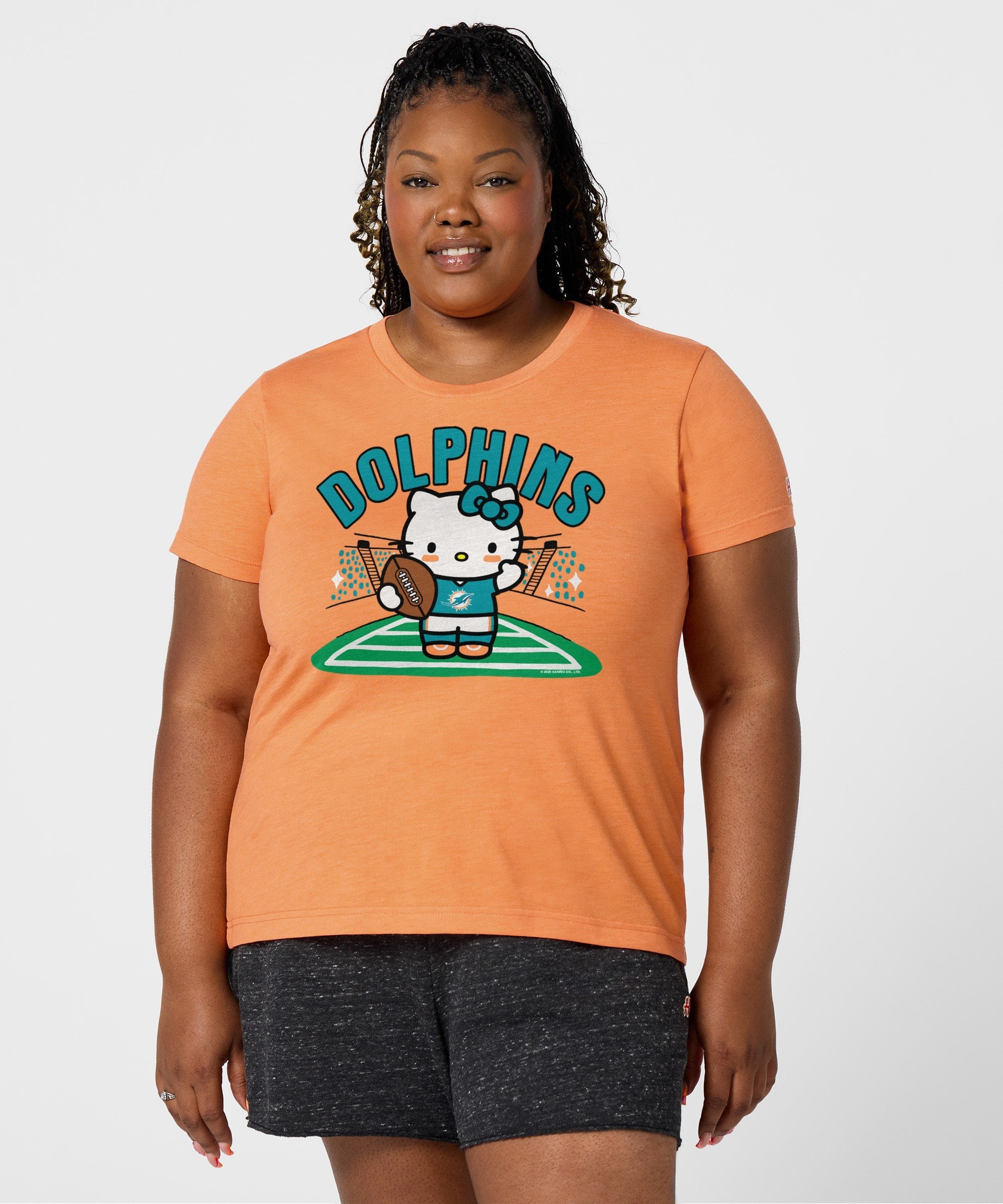 Women's Hello Kitty x Miami Dolphins Football