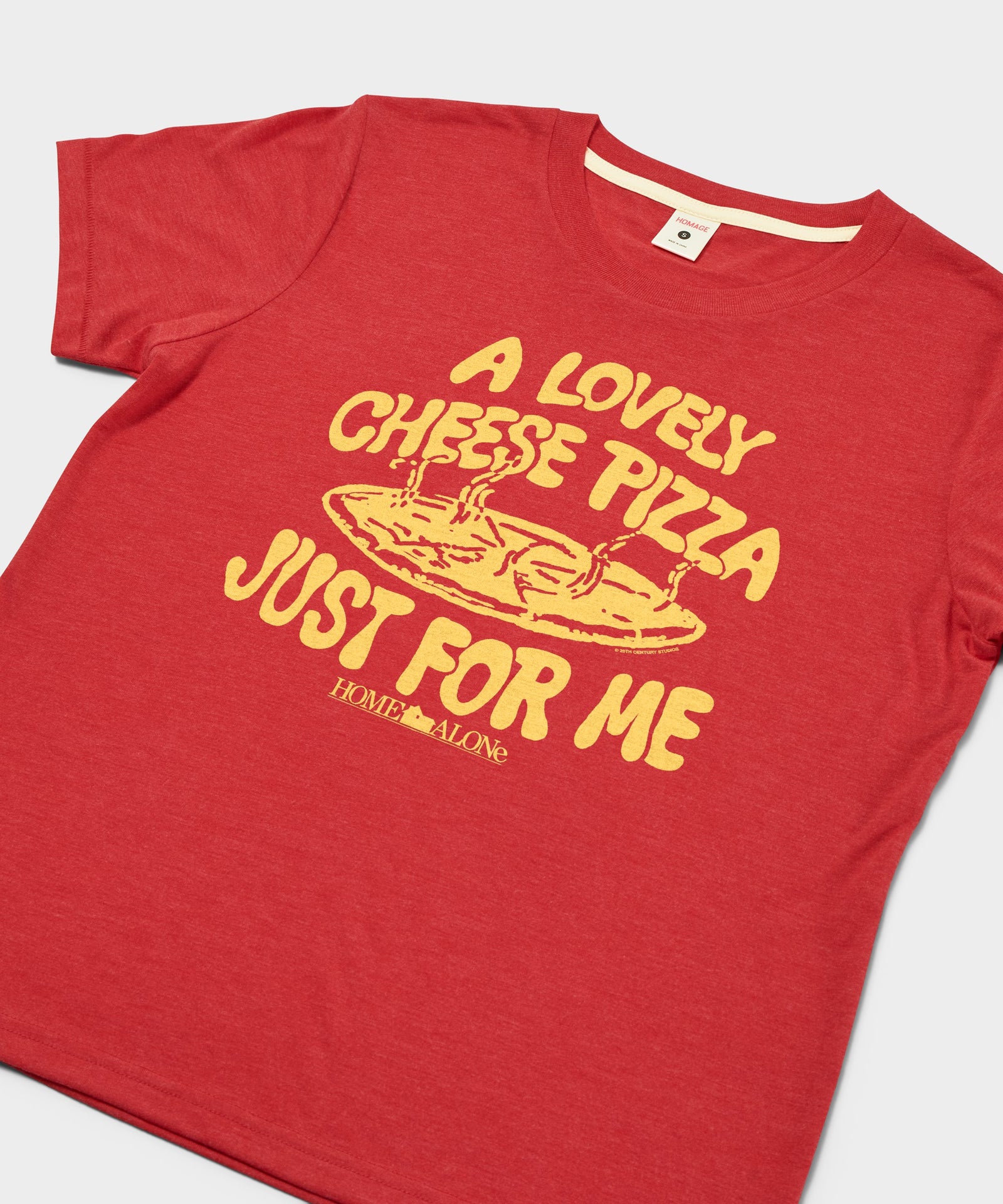 Women's Home Alone Cheese Pizza Just For Me