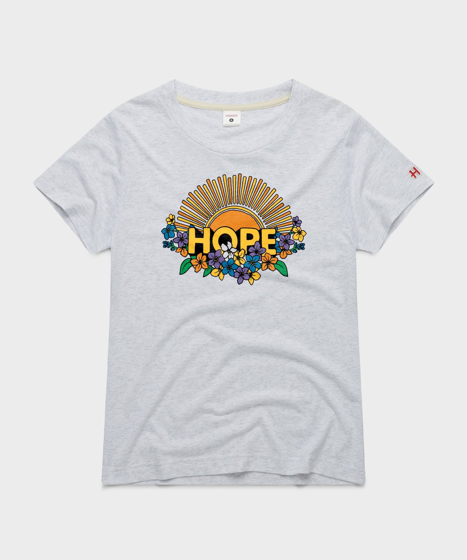 Women's Hope Sun And Flowers