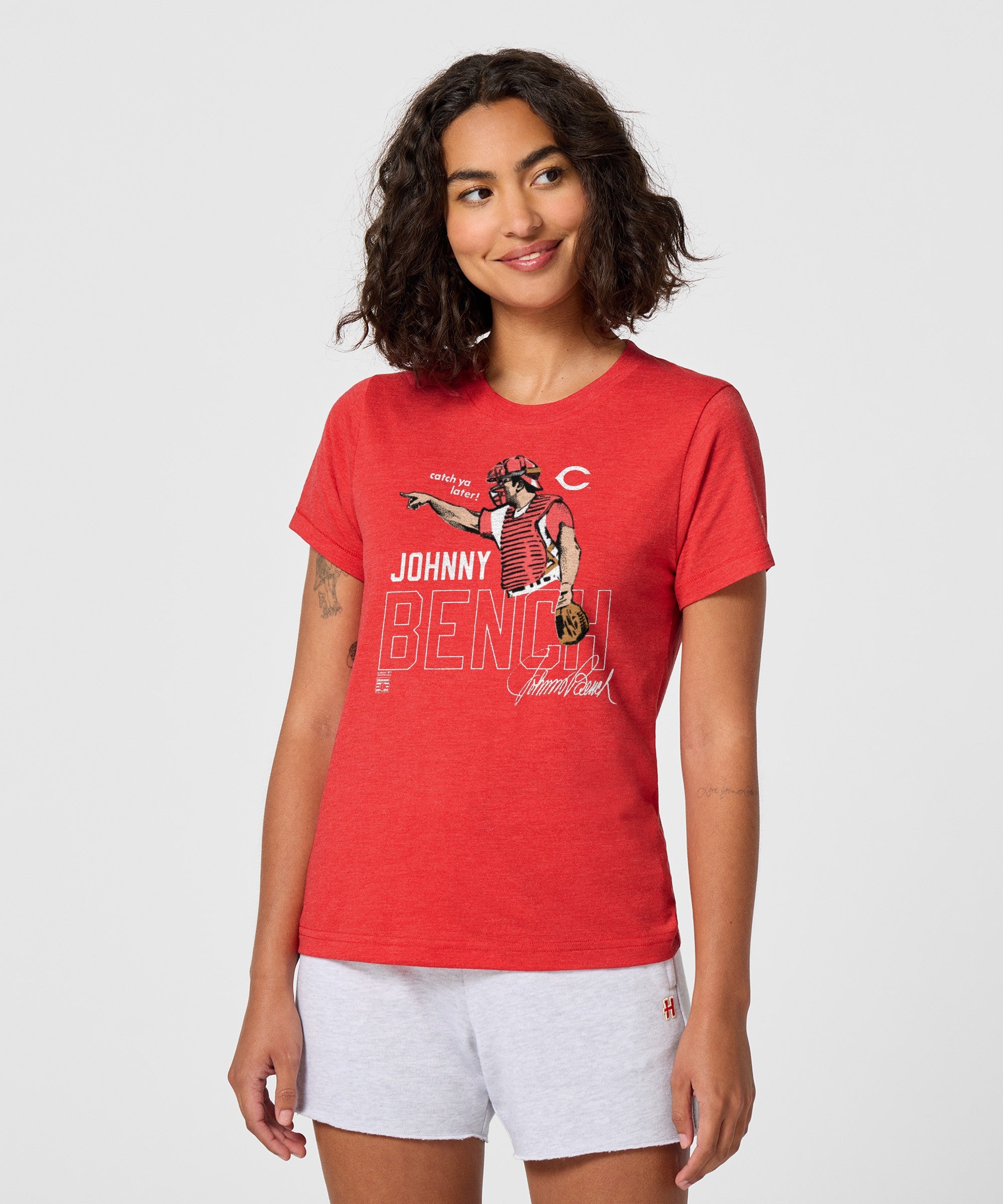 Women's Johnny Bench Reds