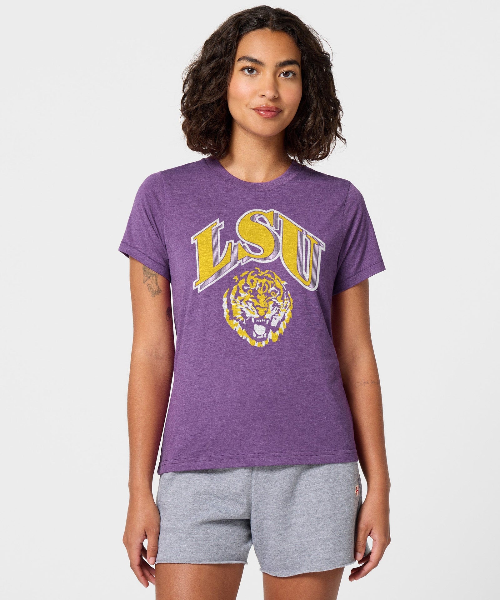 Women's LSU Tigers Arch Alt Logo '77