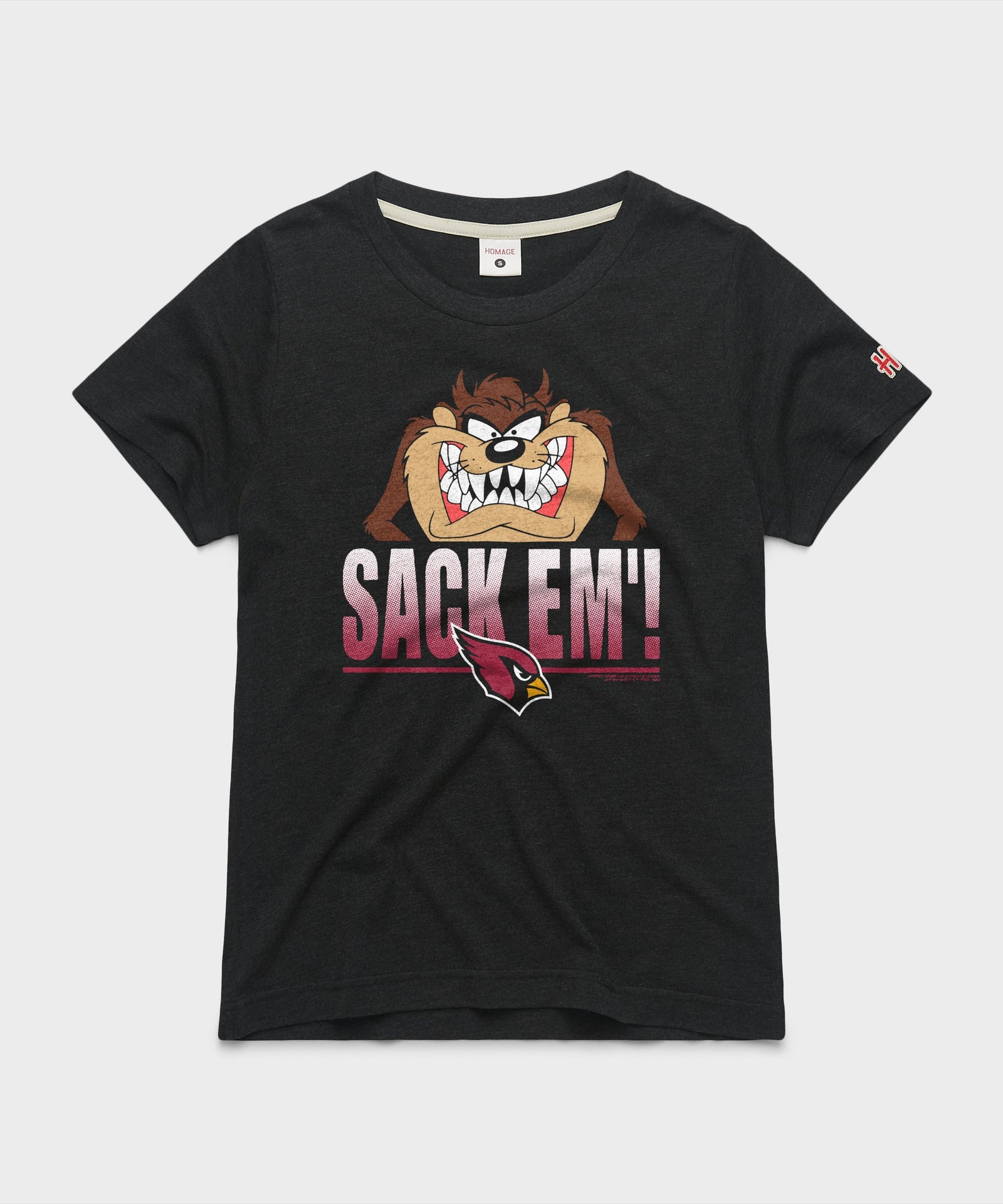 Women's Looney Tunes Taz Sack Em' X Arizona Cardinals