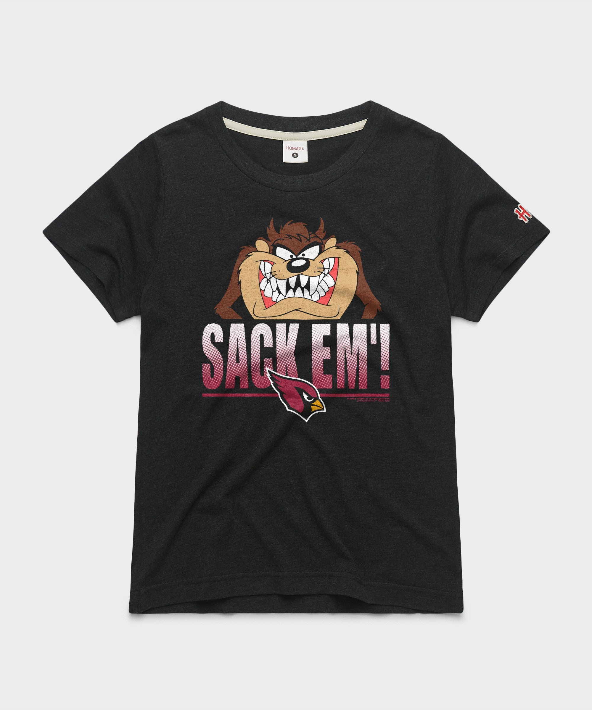 Women's Looney Tunes Taz Sack Em' X Arizona Cardinals