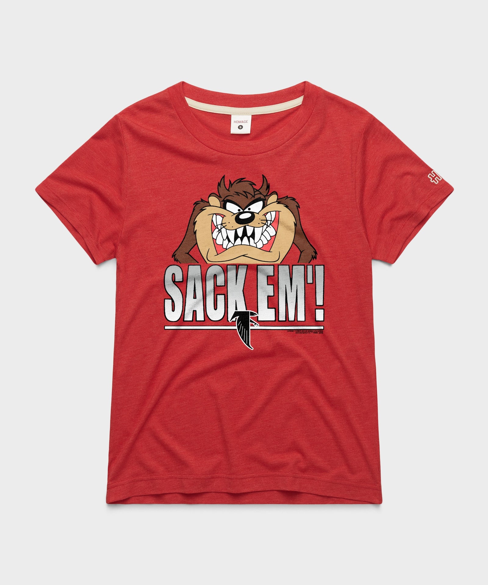 Women's Looney Tunes Taz Sack Em' X Atlanta Falcons
