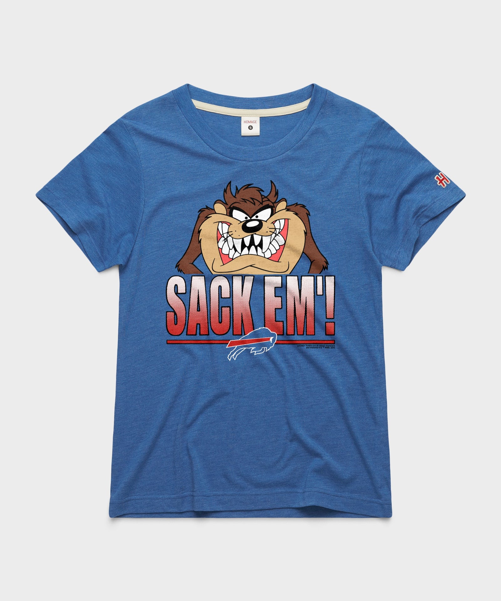 Women's Looney Tunes Taz Sack Em' X Buffalo Bills