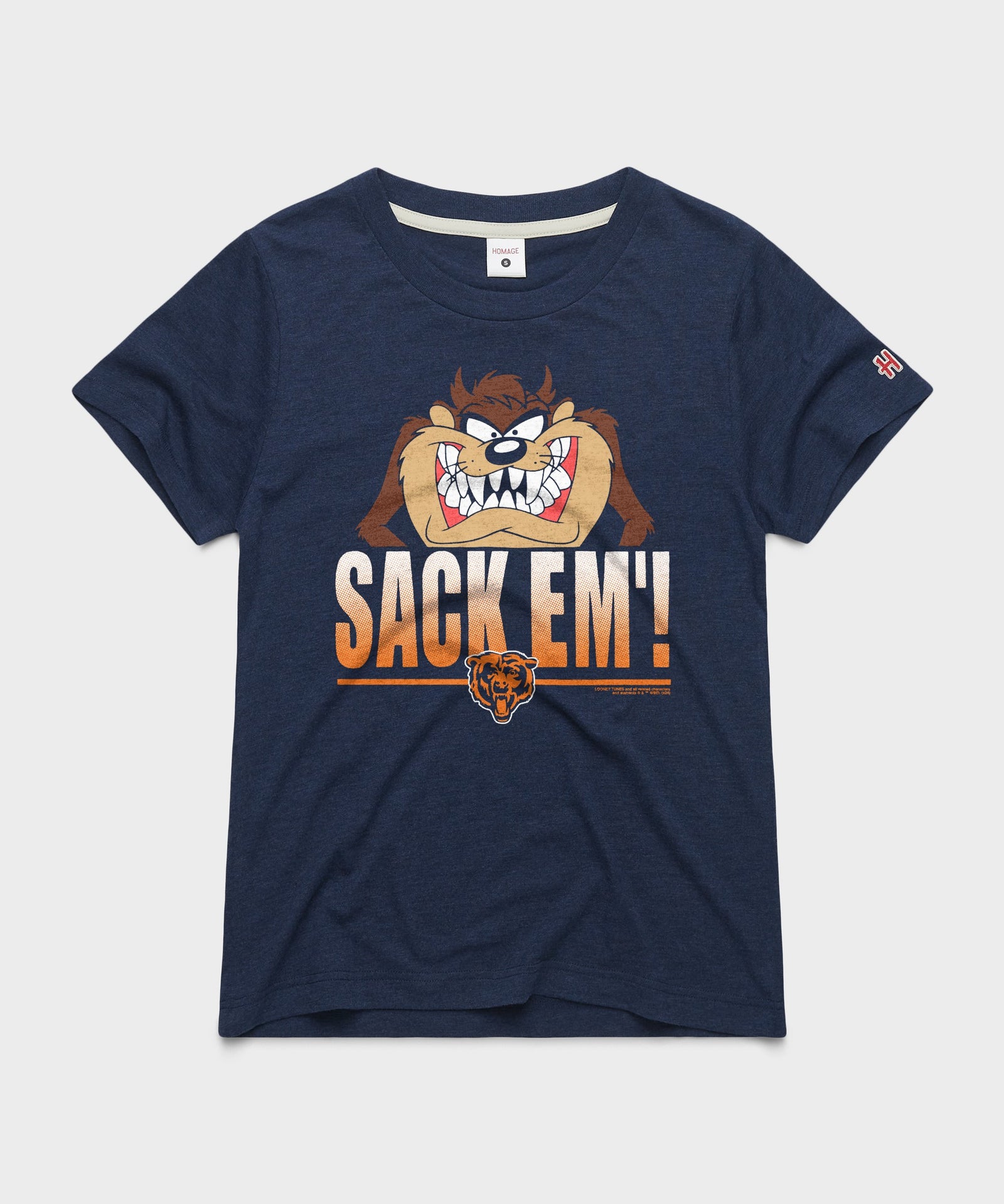 Women's Looney Tunes Taz Sack Em' X Chicago Bears