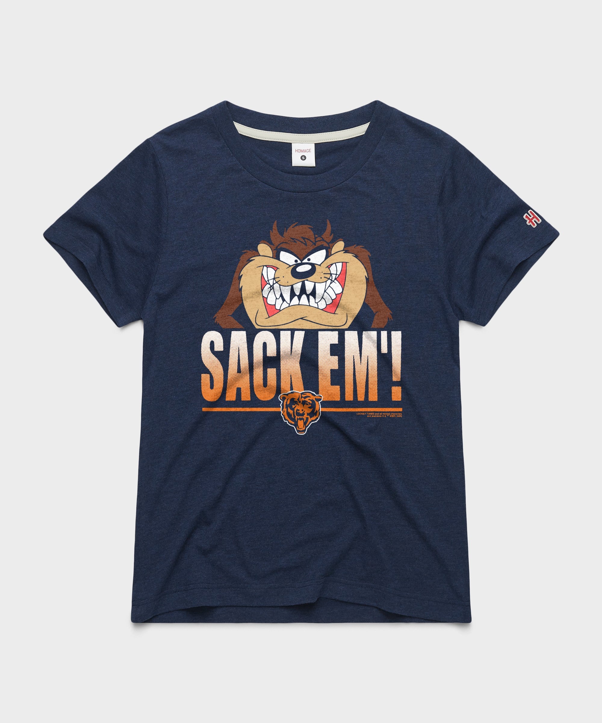 Women's Looney Tunes Taz Sack Em' X Chicago Bears