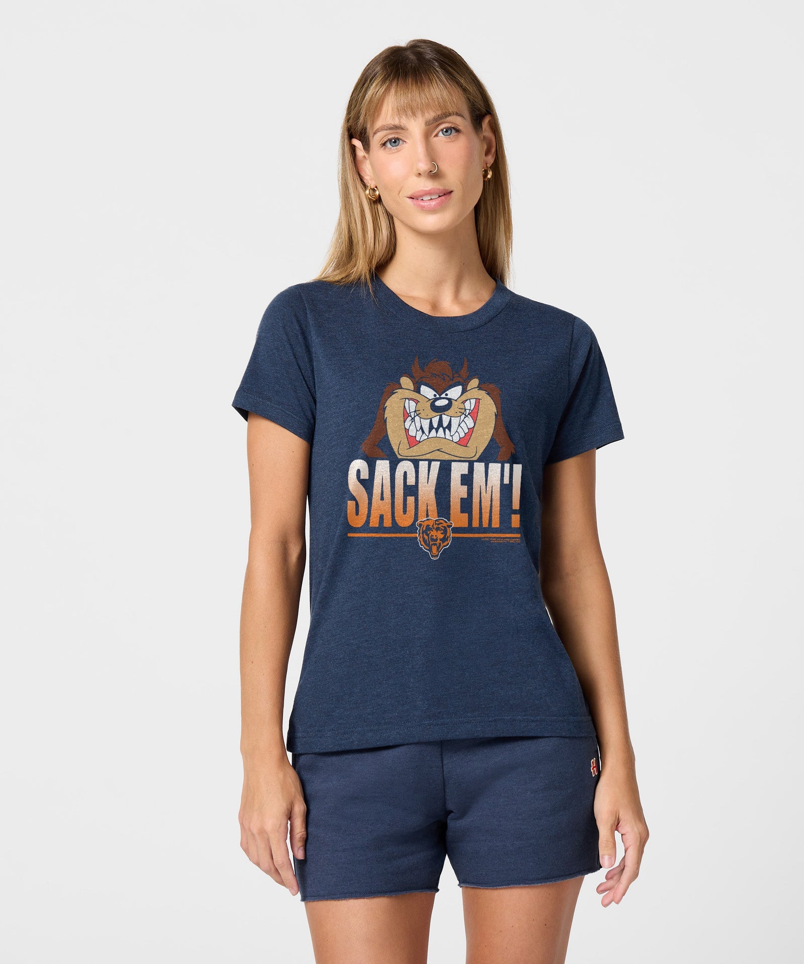 Women's Looney Tunes Taz Sack Em' X Chicago Bears