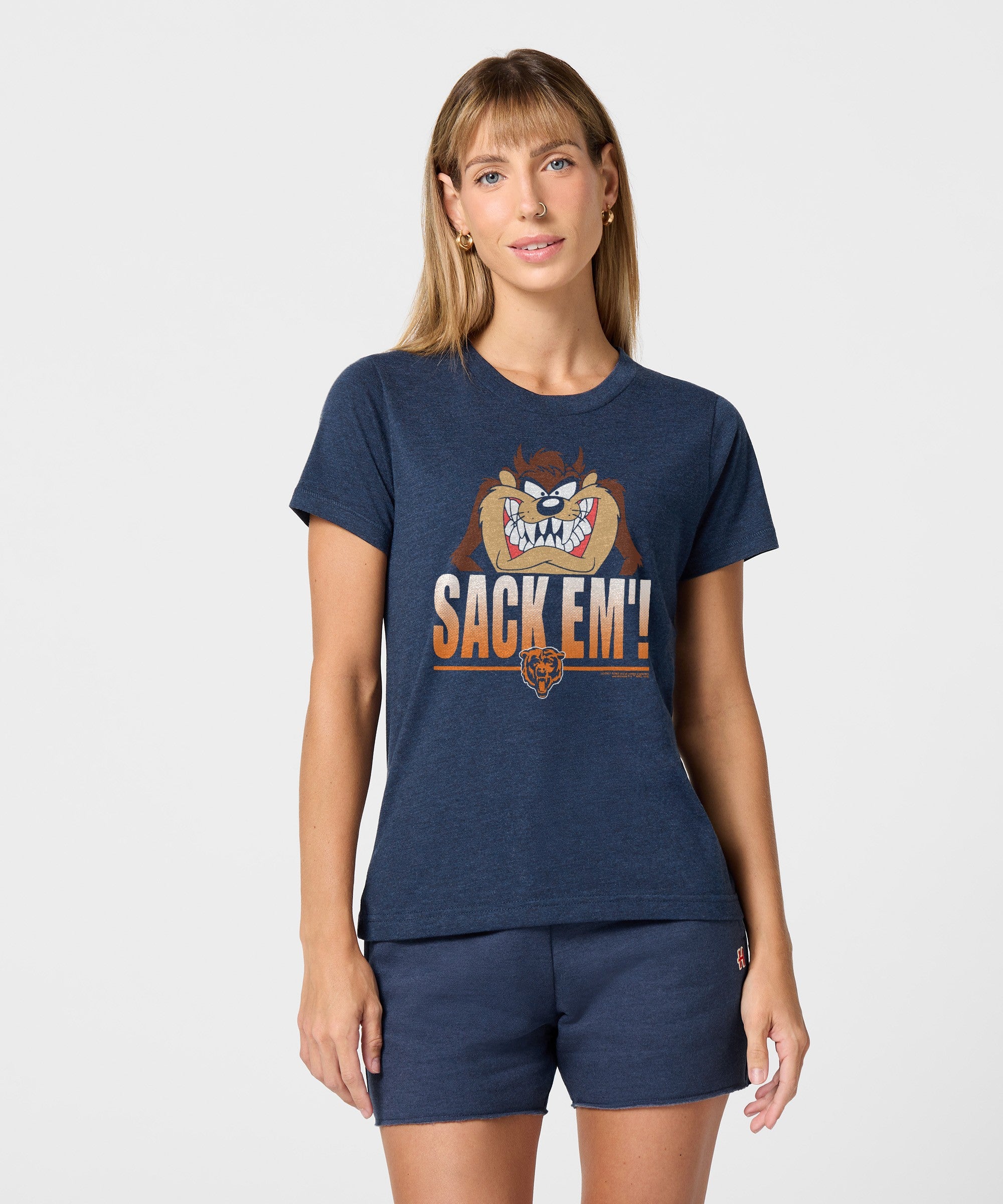 Women's Looney Tunes Taz Sack Em' X Chicago Bears