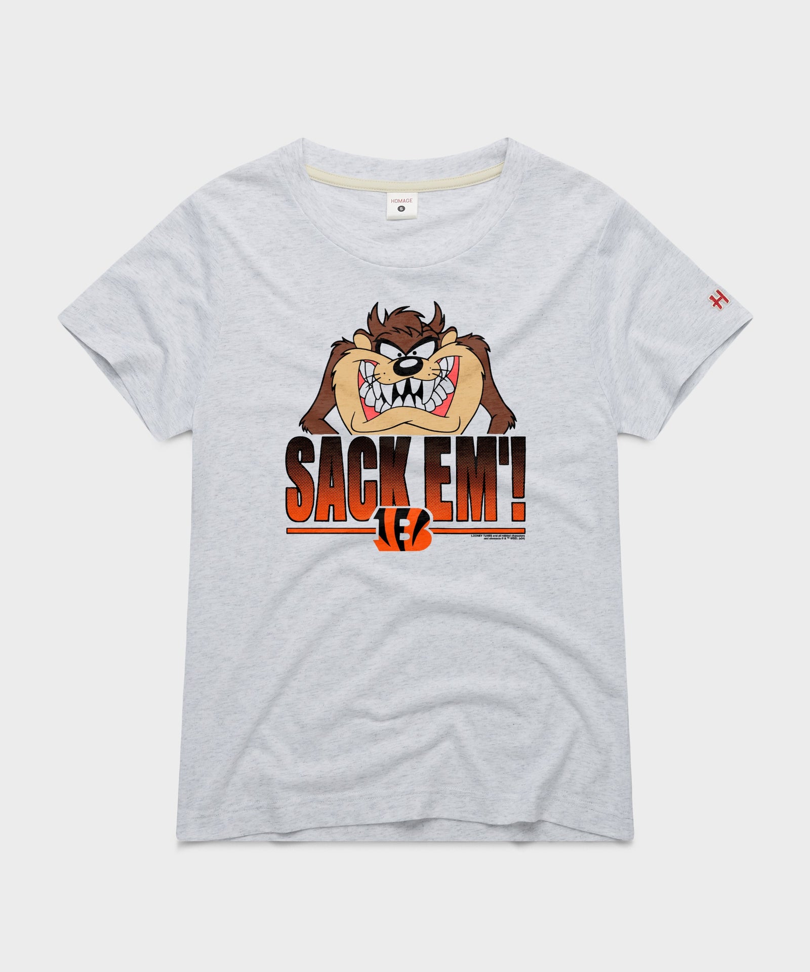 Women's Looney Tunes Taz Sack Em' X Cincinnati Bengals