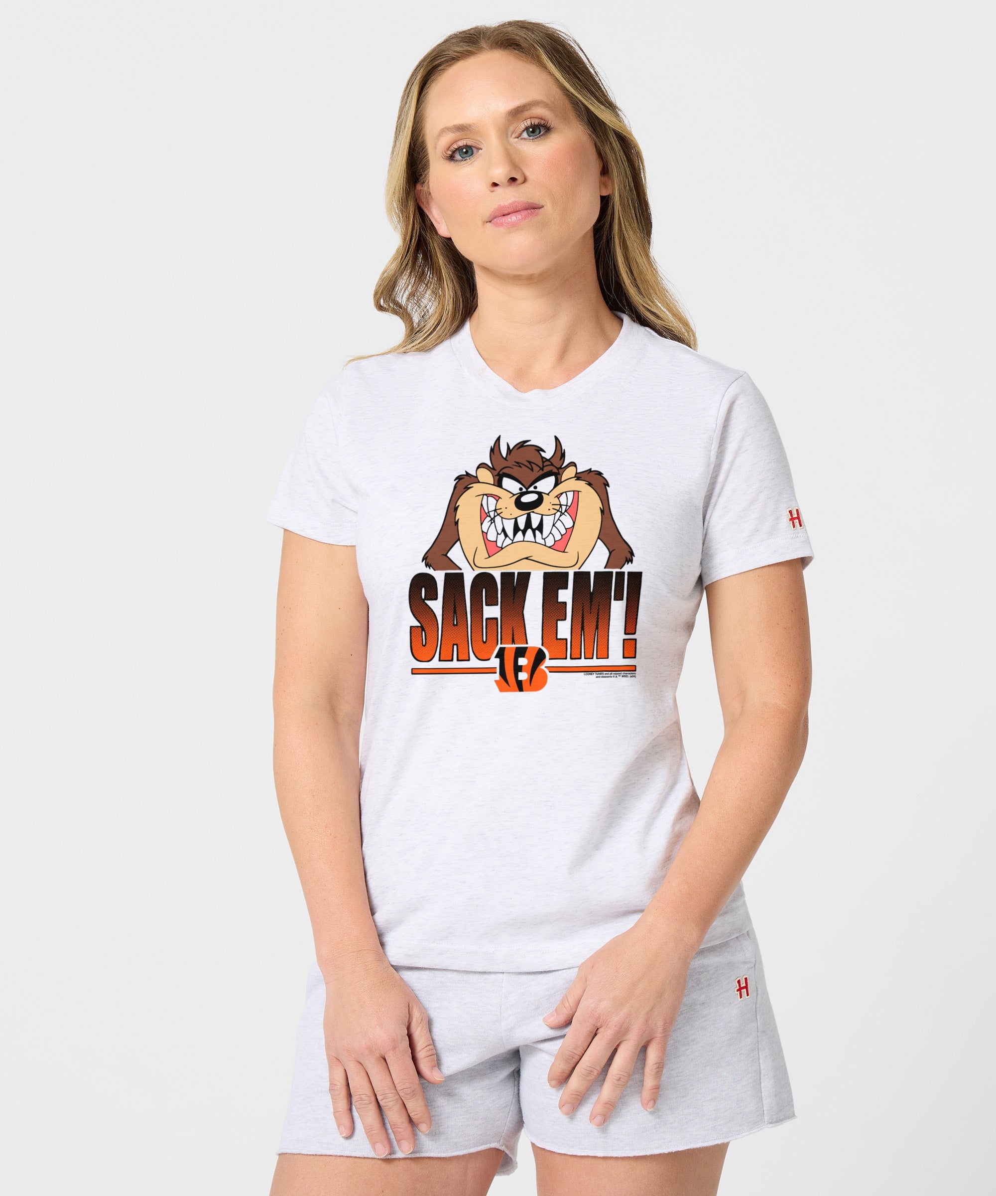 Women's Looney Tunes Taz Sack Em' X Cincinnati Bengals