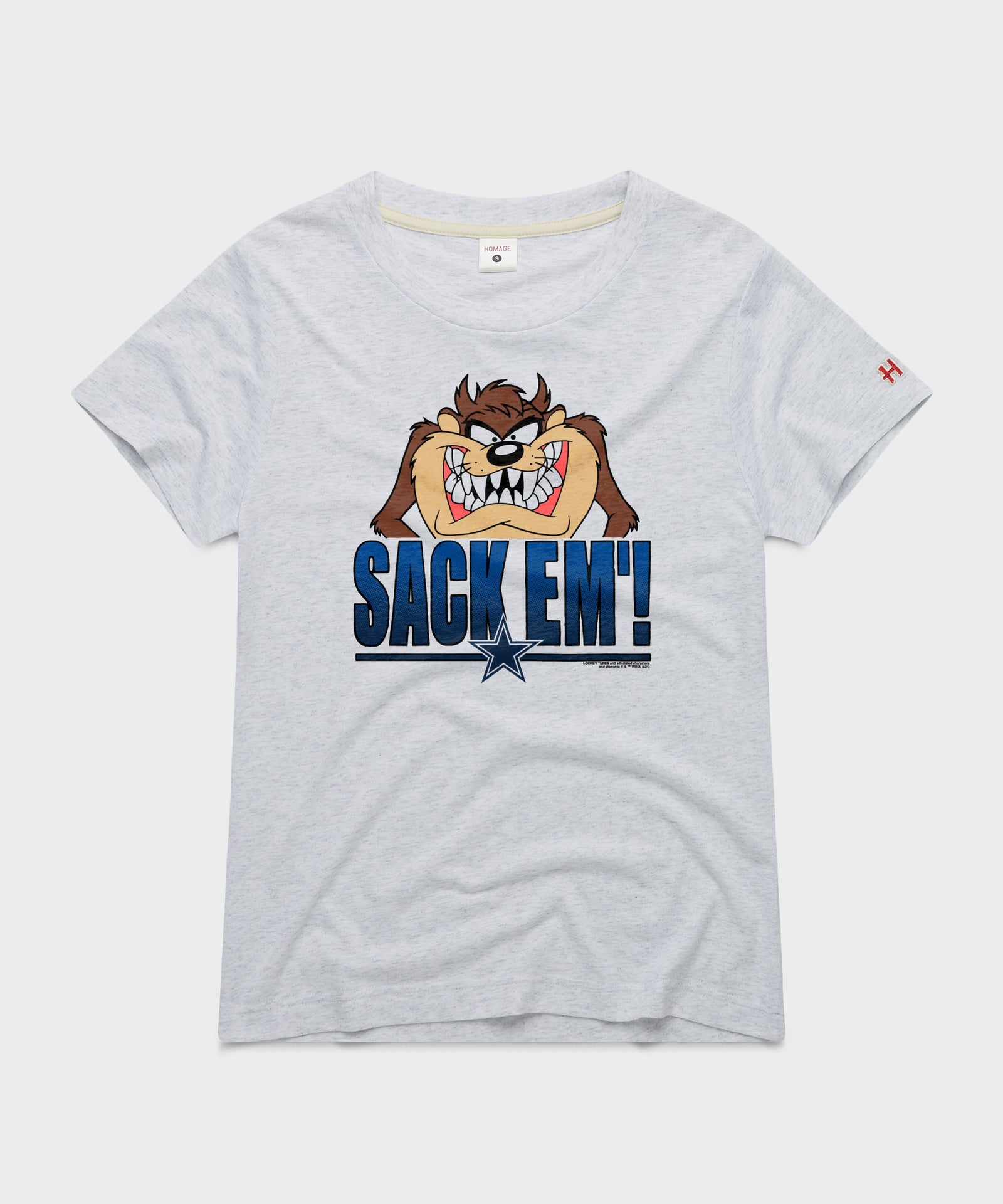 Women's Looney Tunes Taz Sack Em' X Dallas Cowboys