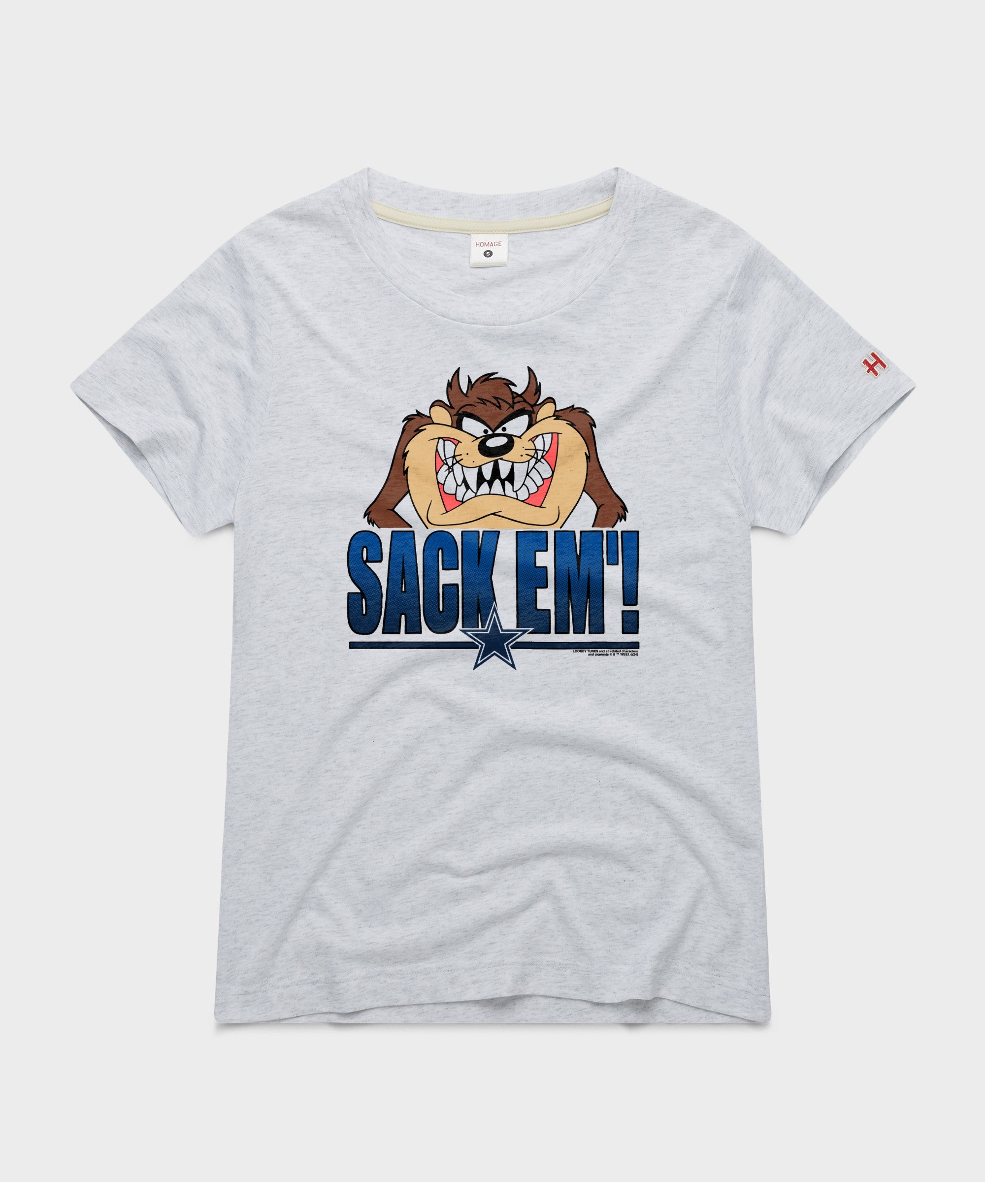 Women's Looney Tunes Taz Sack Em' X Dallas Cowboys