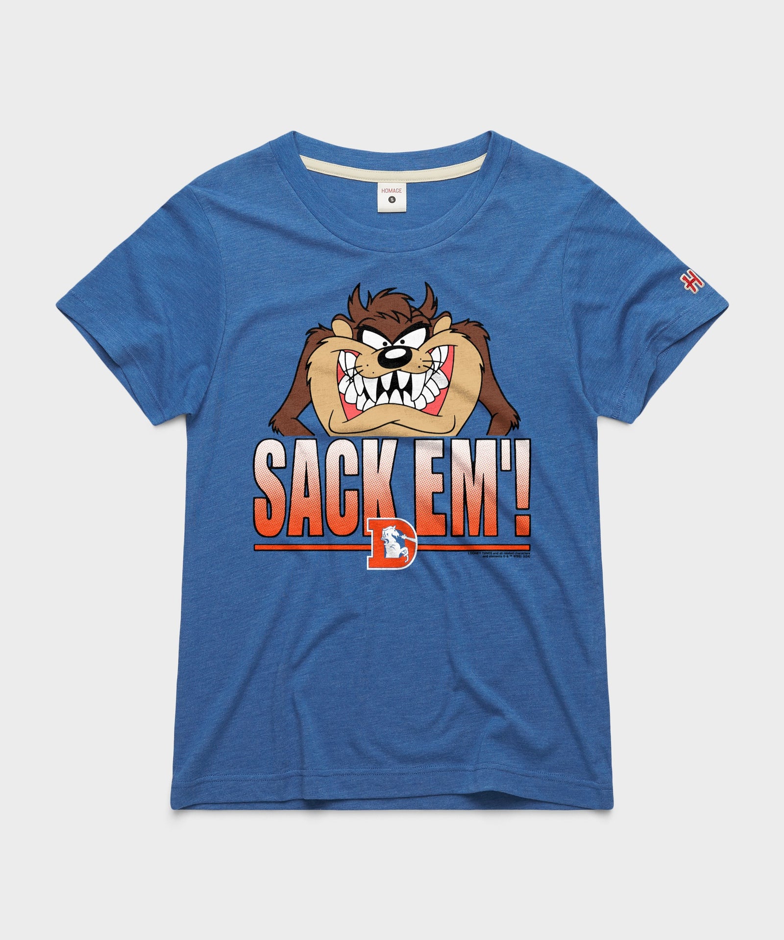 Women's Looney Tunes Taz Sack Em' X Denver Broncos