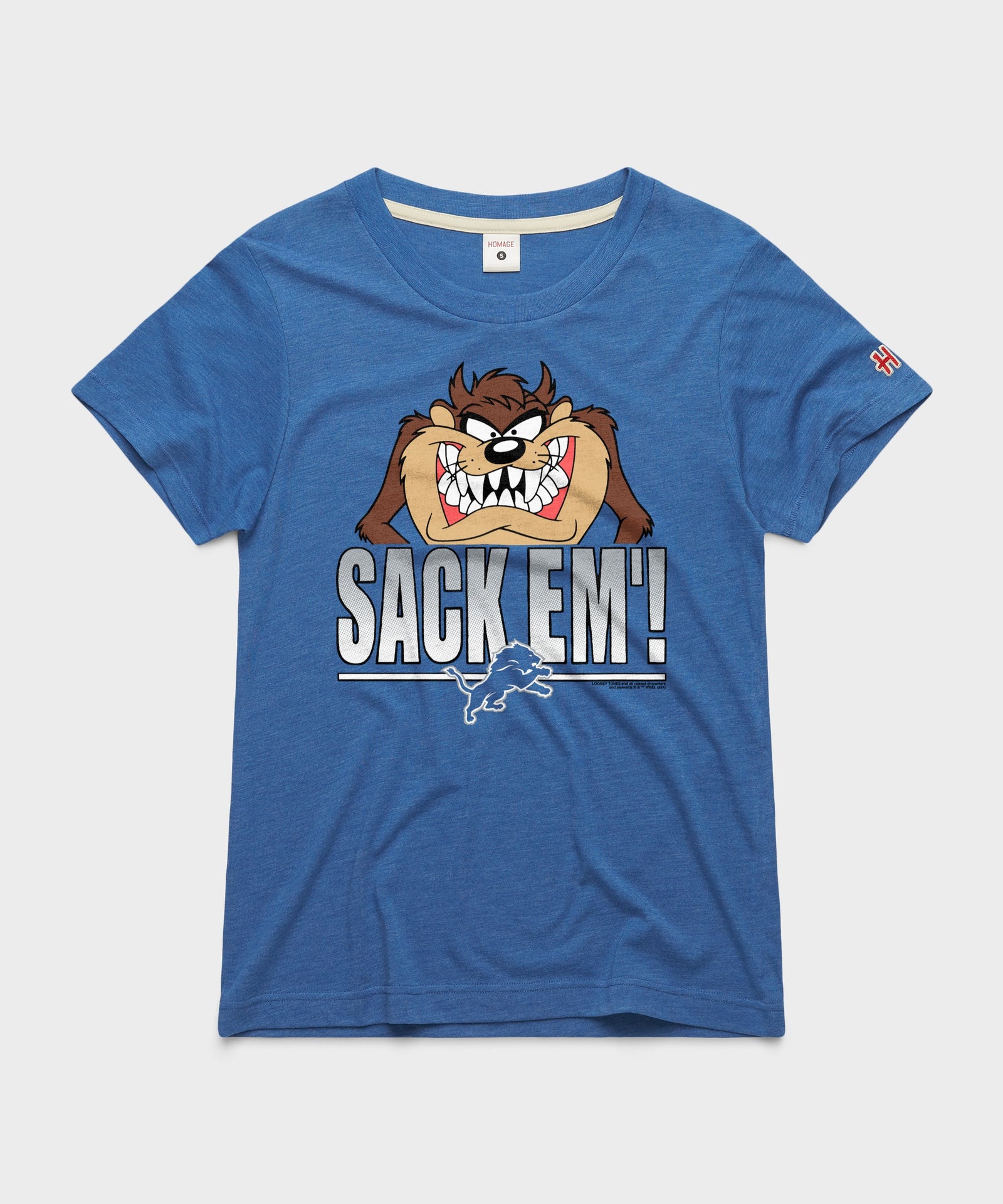 Women's Looney Tunes Taz Sack Em' X Detroit Lions