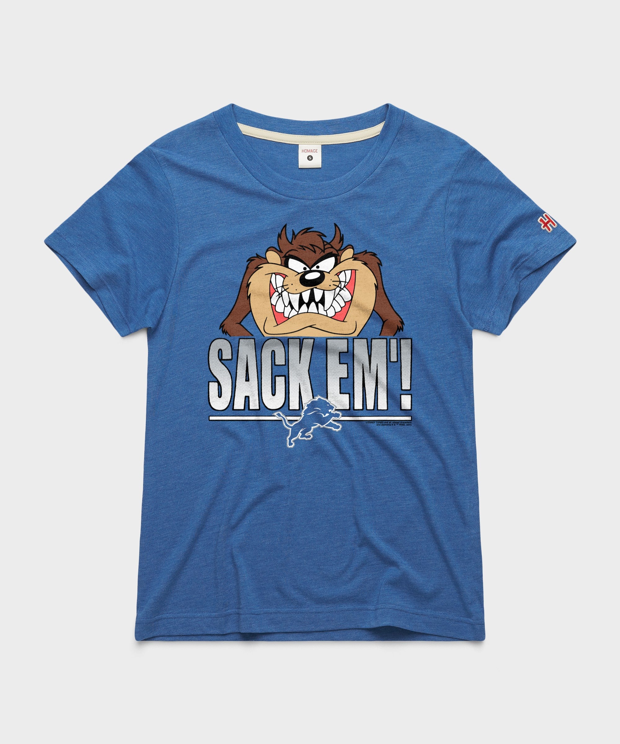 Women's Looney Tunes Taz Sack Em' X Detroit Lions
